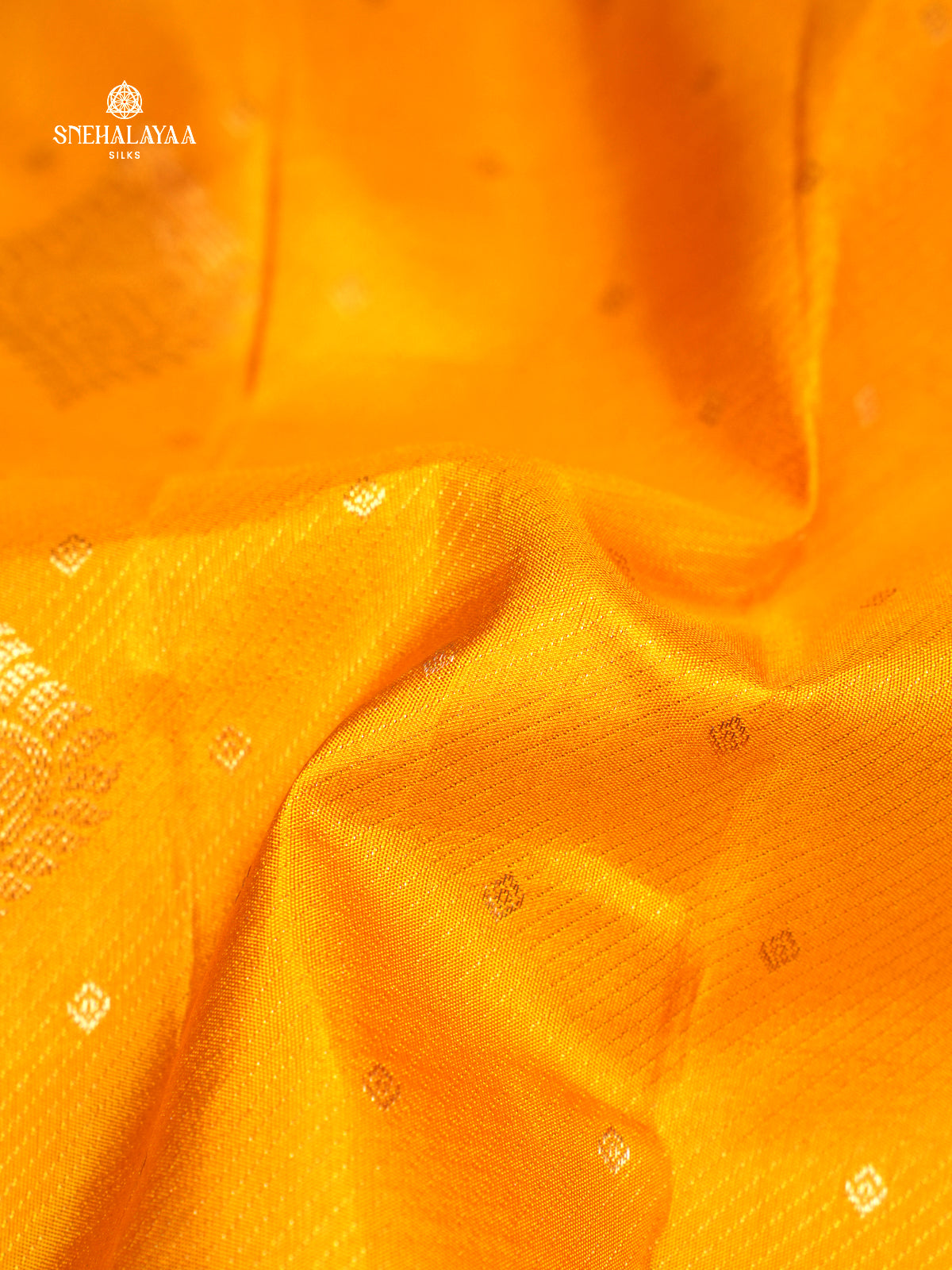 Mango Yellow Kanjivaram Silk Saree