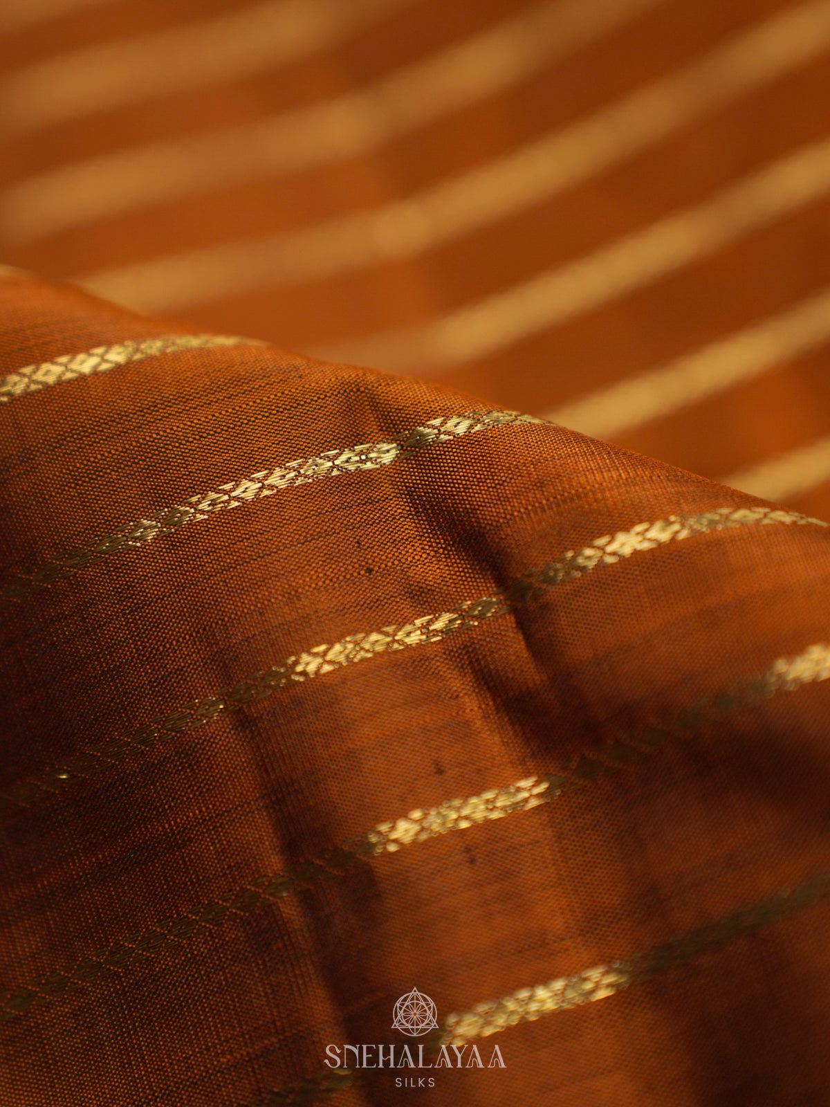Mustard Kanjivaram Silk Saree