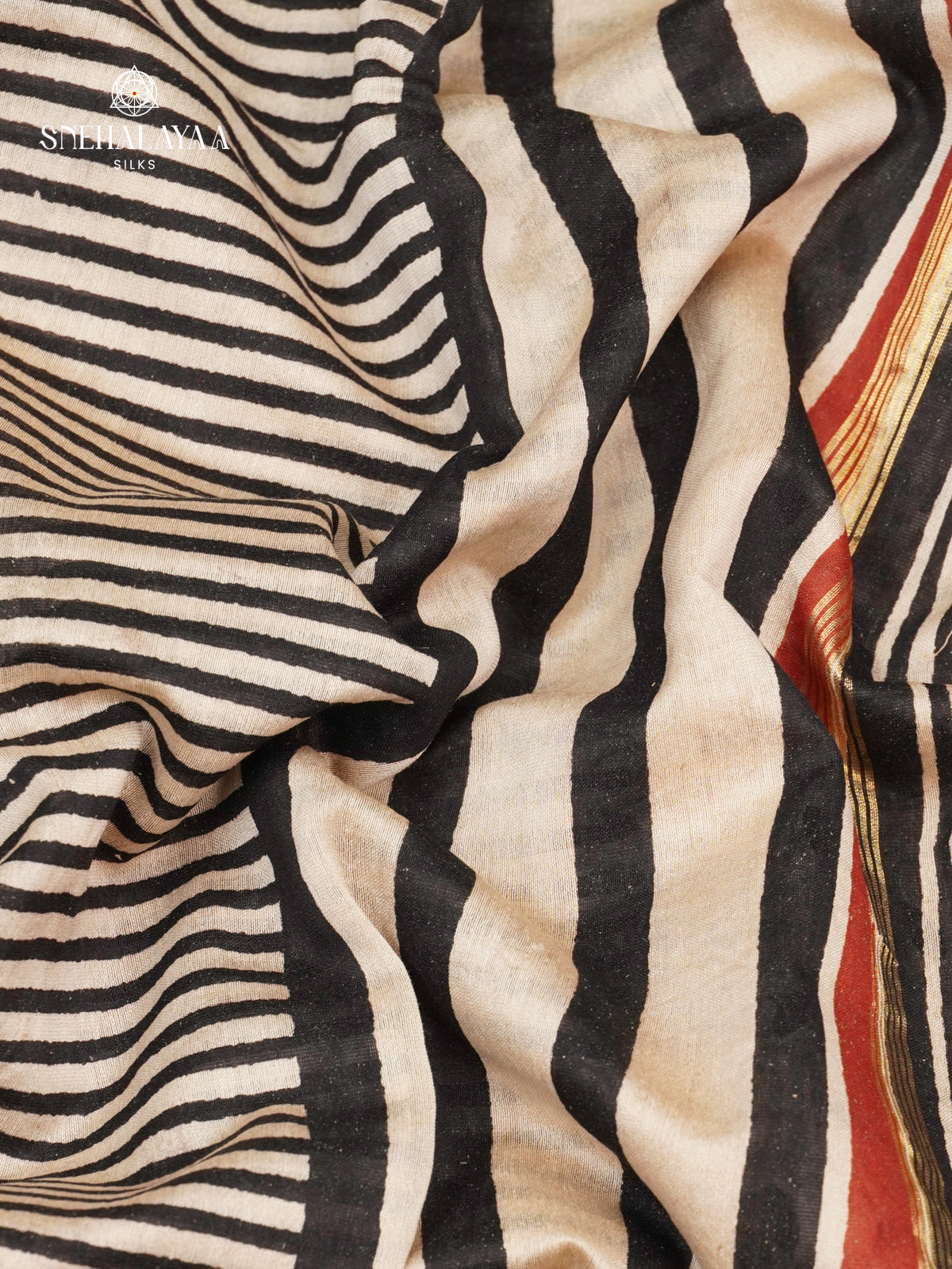 Off White Chanderi Saree