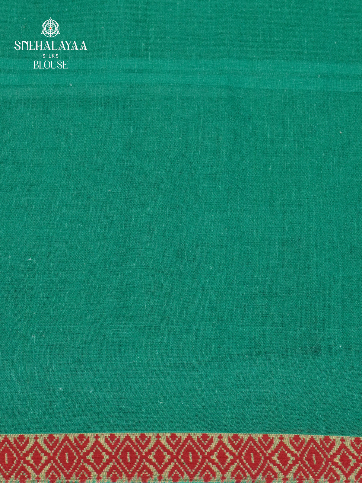 Off White Printed Linen Cotton Saree