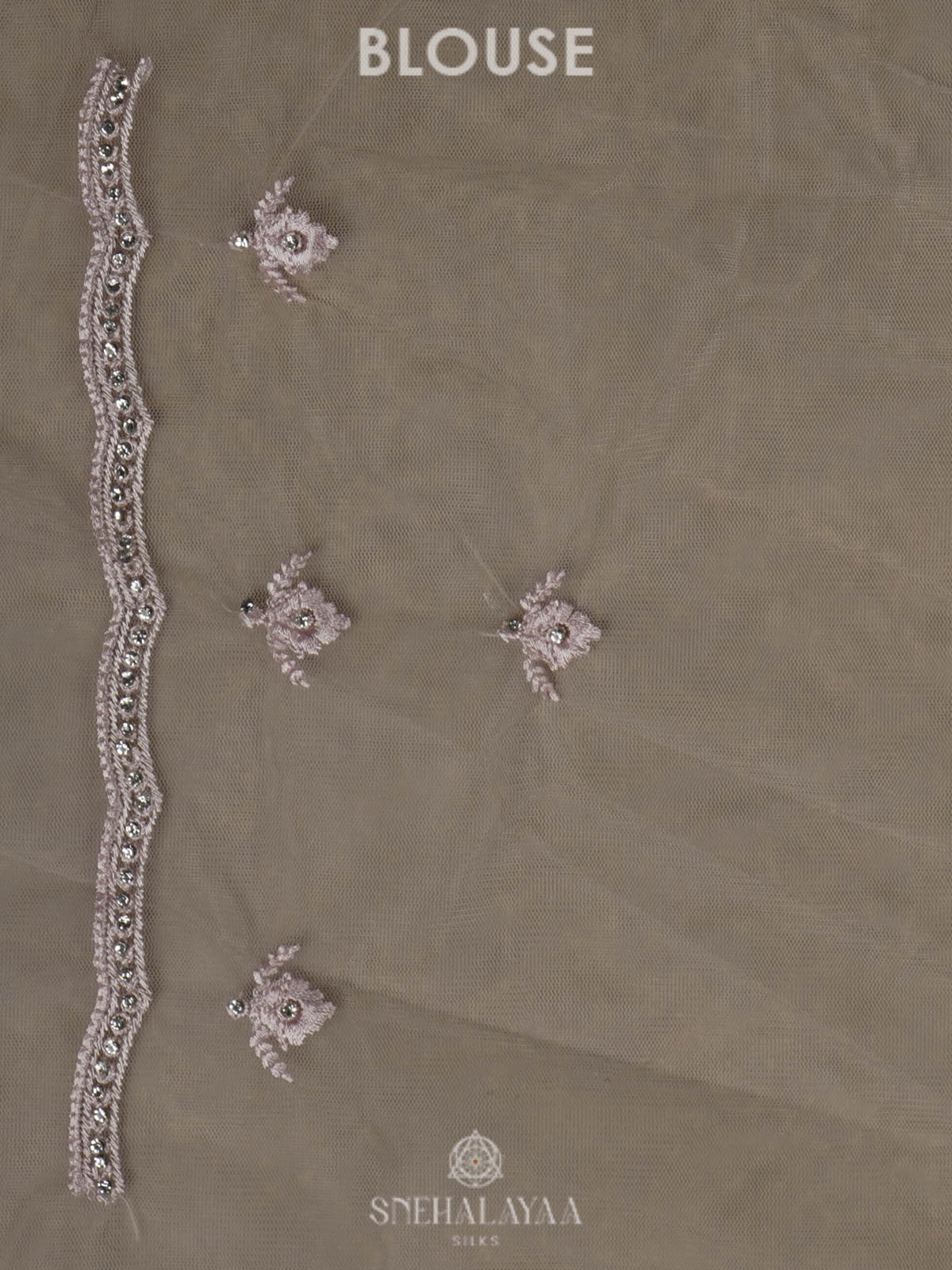 Lavender Designer Saree