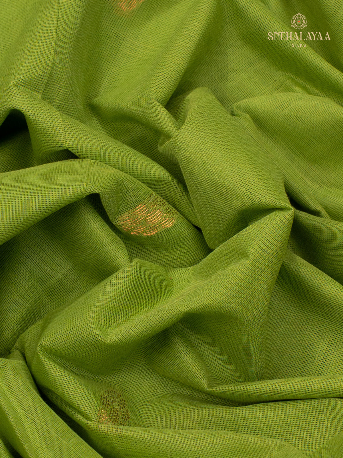 Green Gadwal Cotton Saree