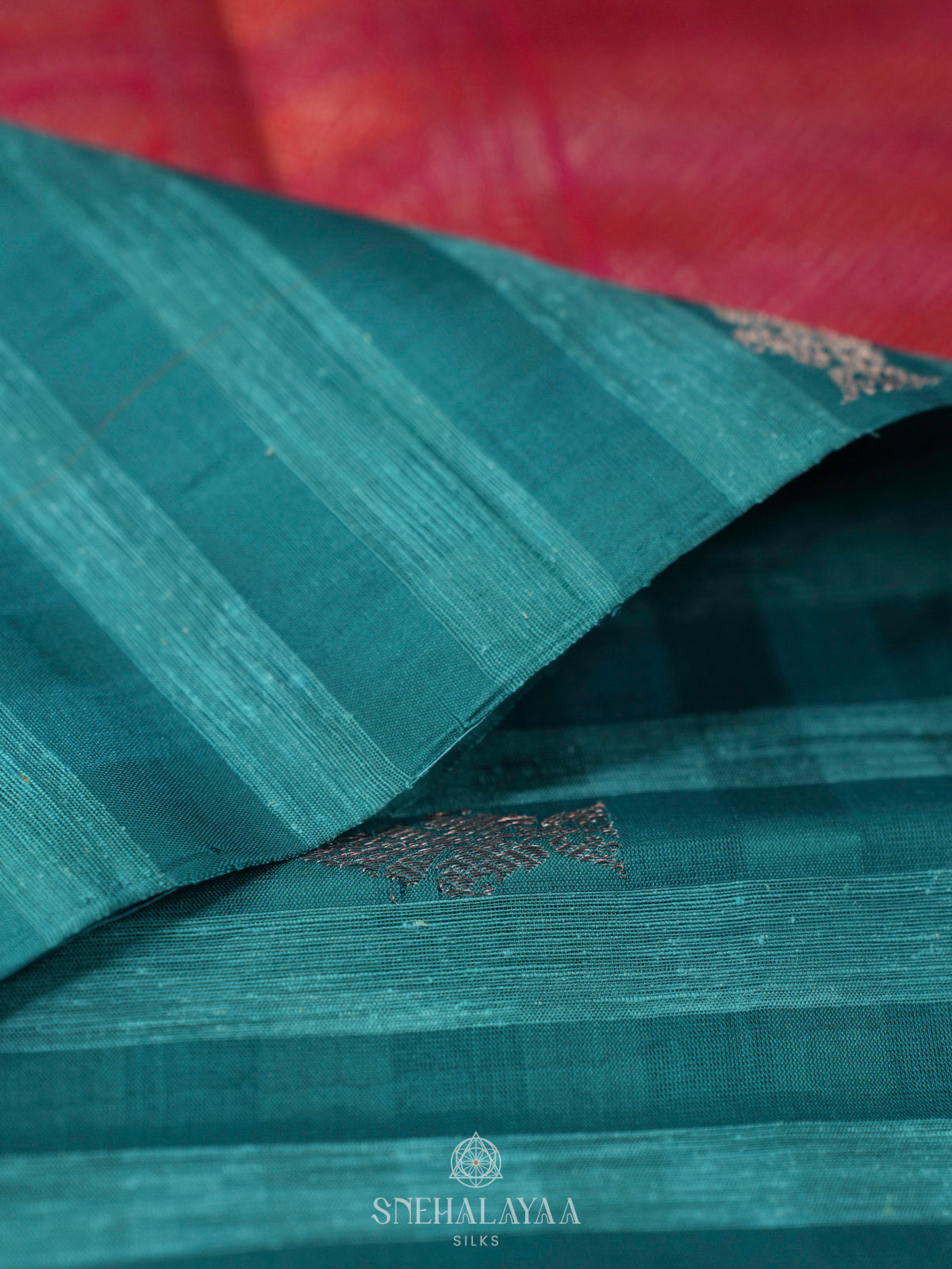Blue Kanchi Linen Silk Saree