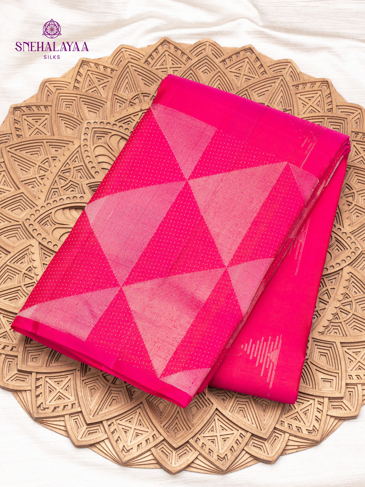 Pink Kanjivaram Silk Saree