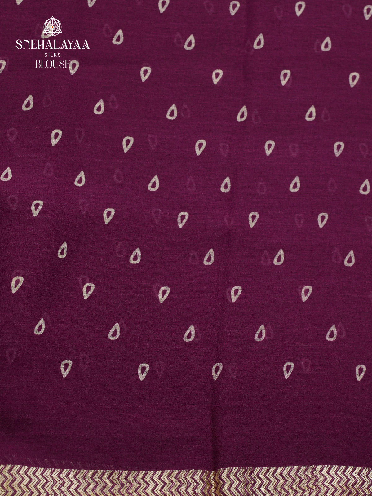 Purple Chiffon Saree