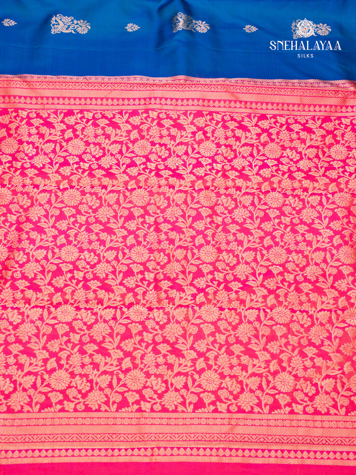 Blue Kanjivaram Silk Saree