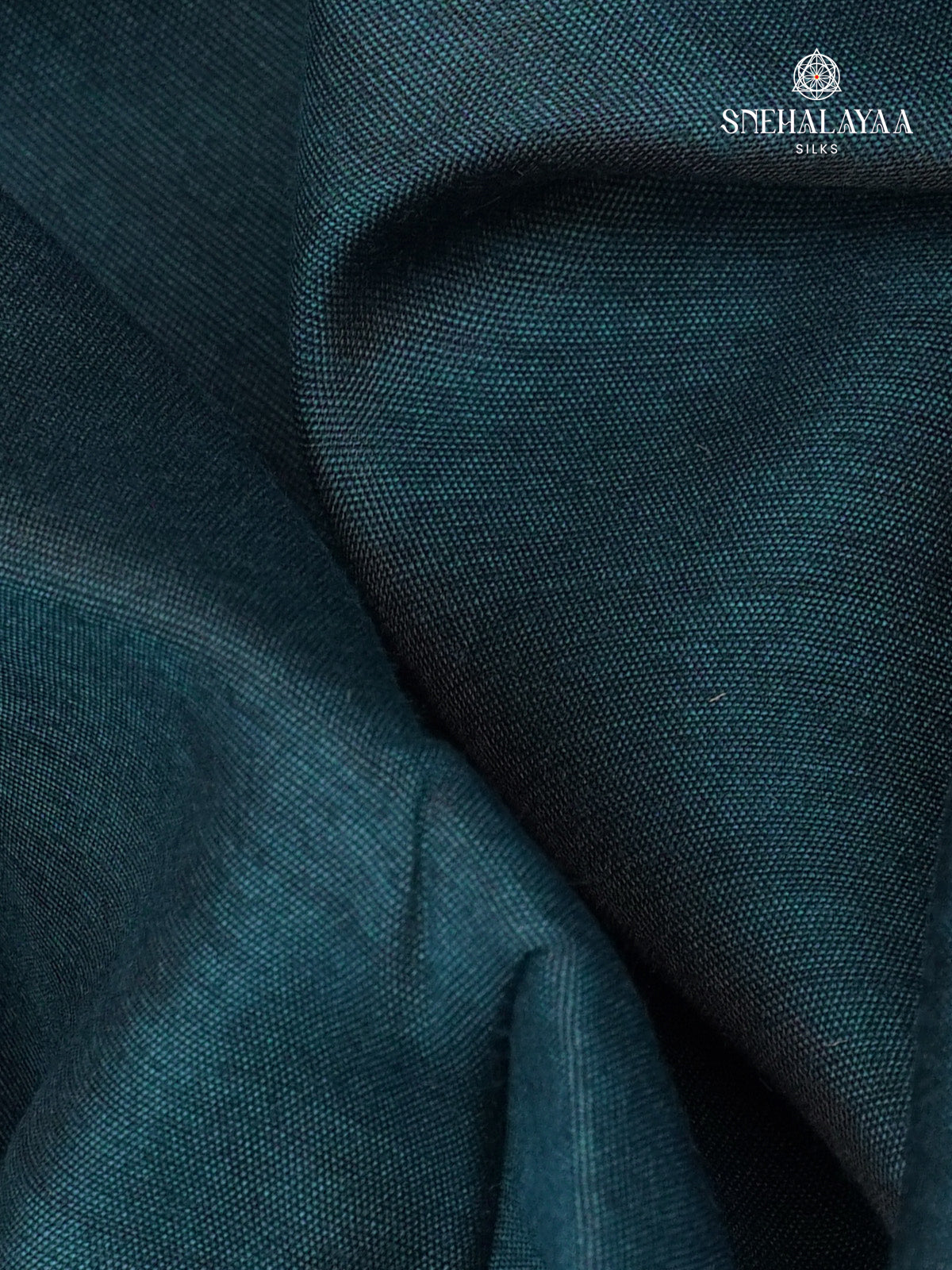 Peacock Blue Munga Tussar Saree