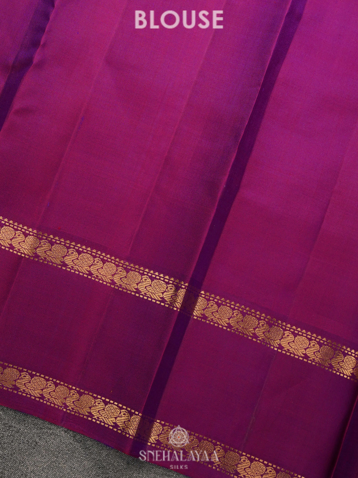 Purple Kanjivaram Silk Saree