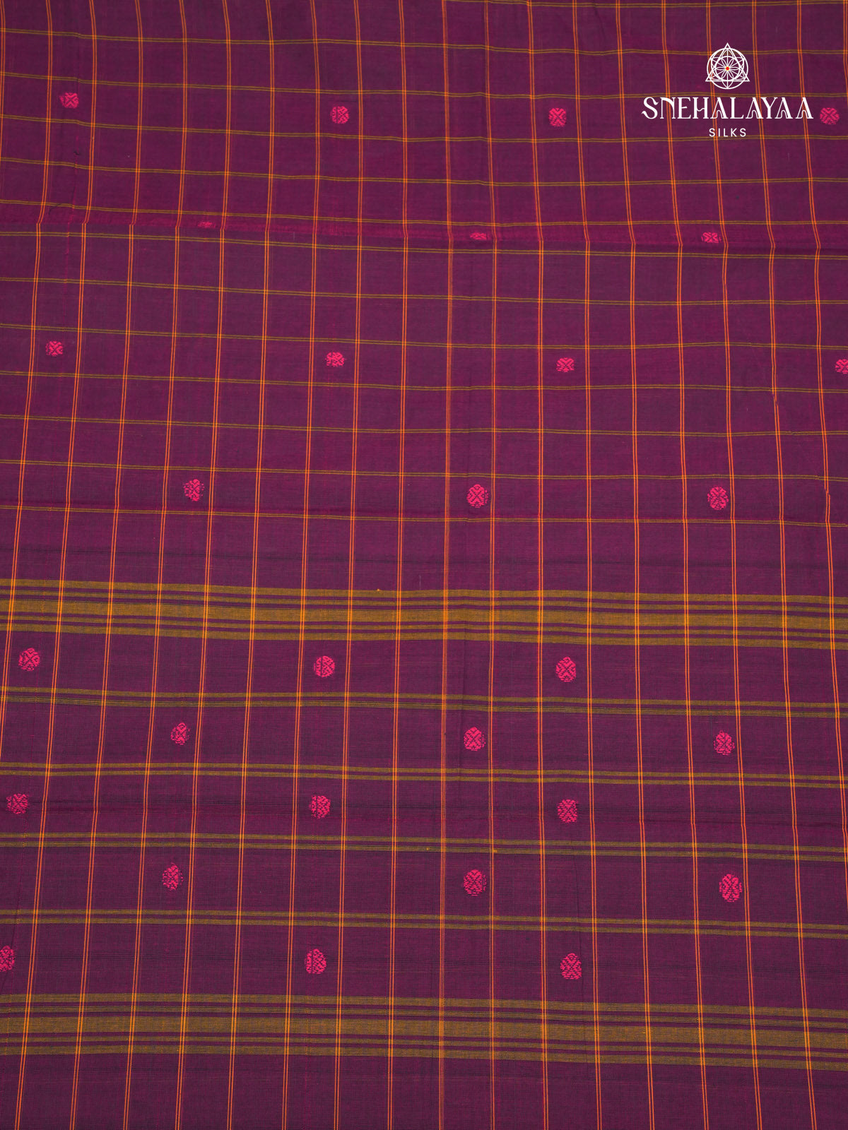 Purple Kanchi Cotton Saree