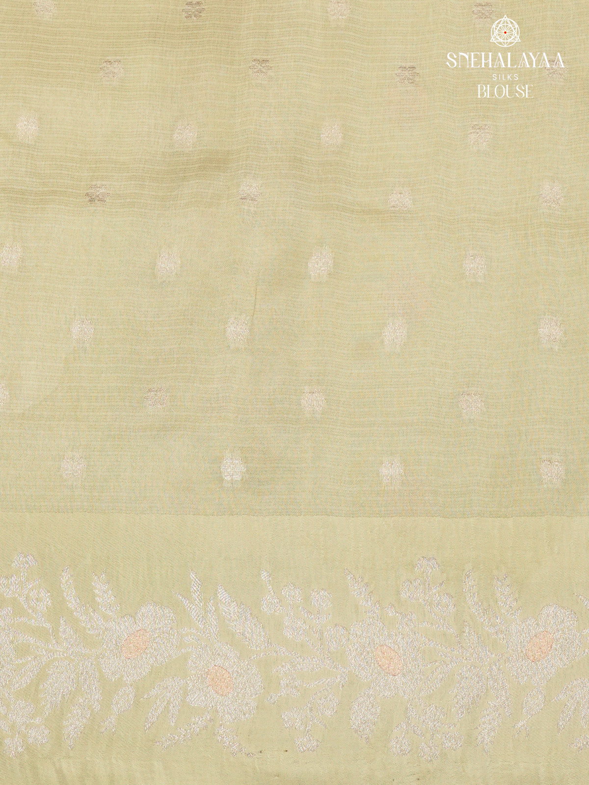 Mehendi Green Banaras Silk Saree