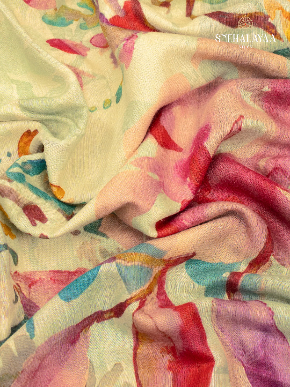 Off White Tussar Saree