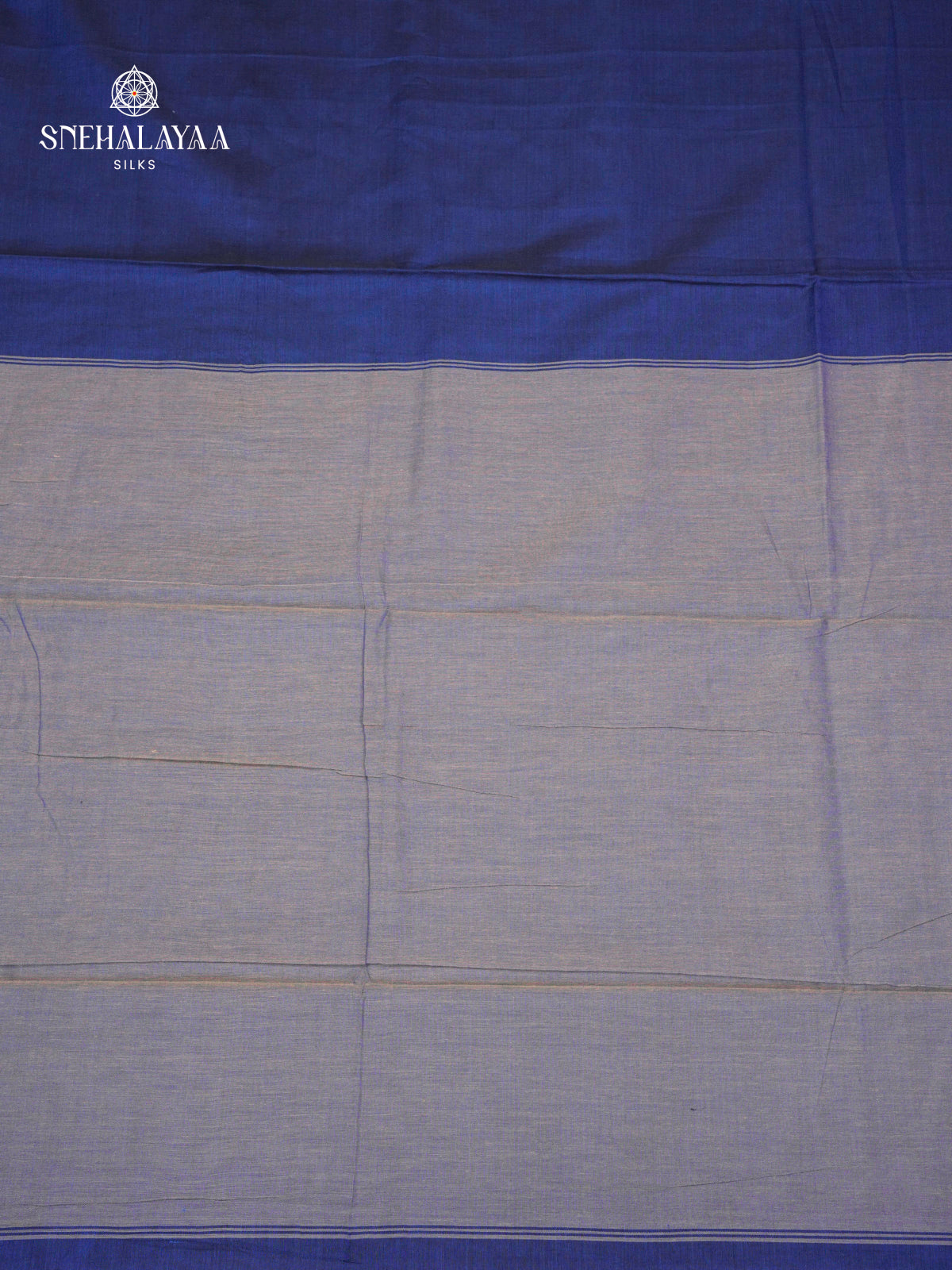 Navy Blue Narayanpet Cotton Saree