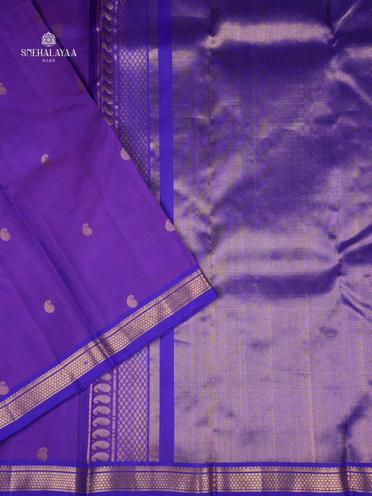 Royal Blue Kanjivaram Silk Saree
