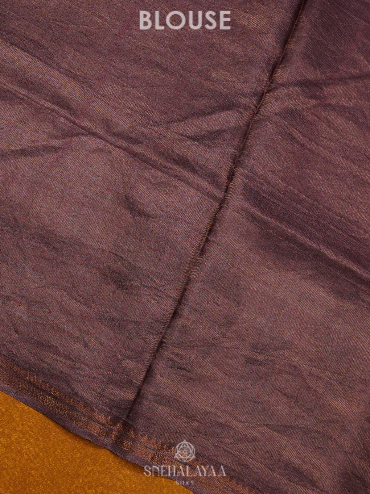 Browm Tussar Saree