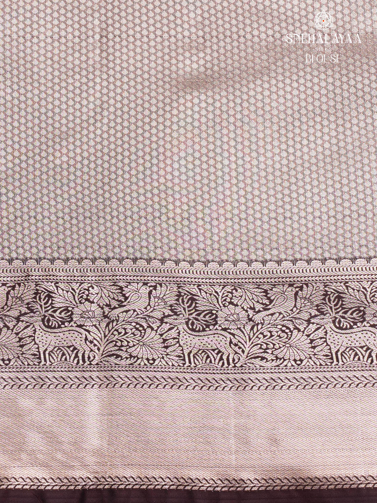 Lilac Art Silk Saree