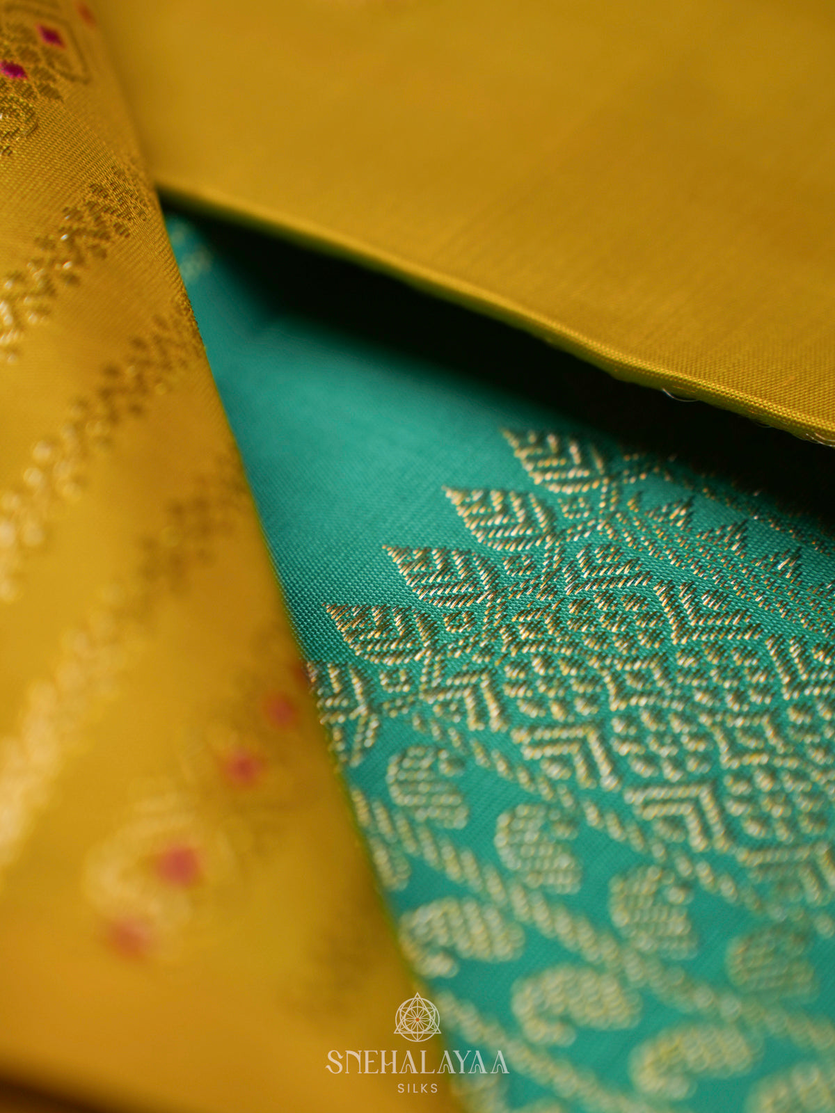Yellow Kanjivaram Silk Saree