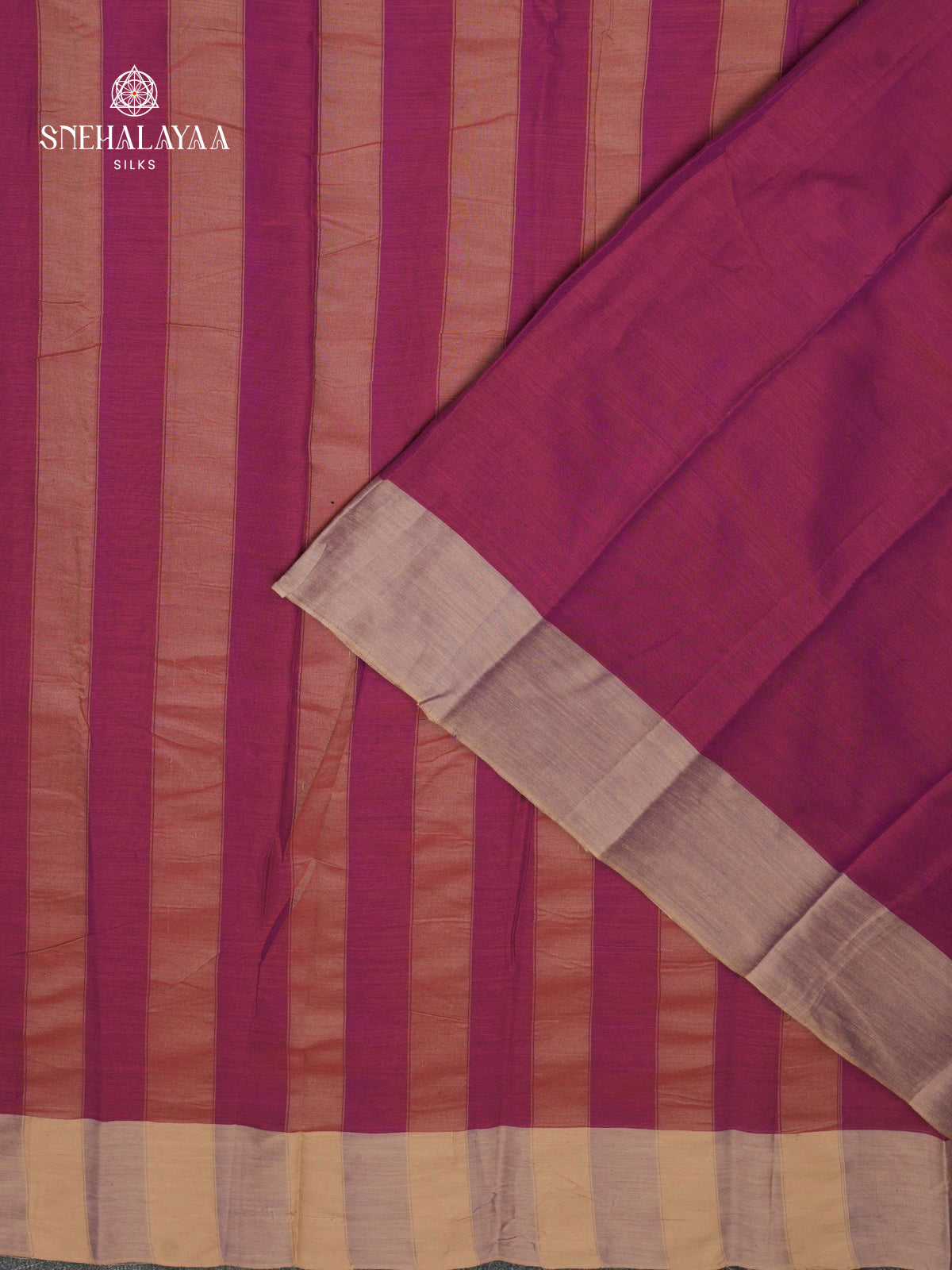 Maroon Narayanpet Cotton Saree