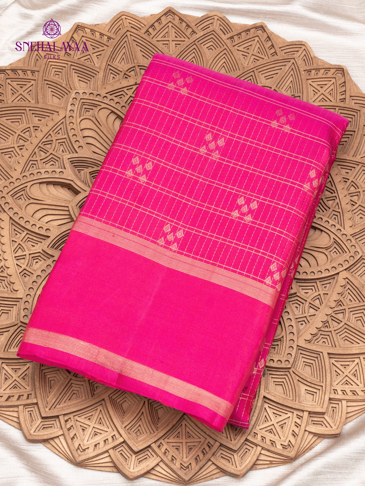Pink Kanjivaram Silk Saree