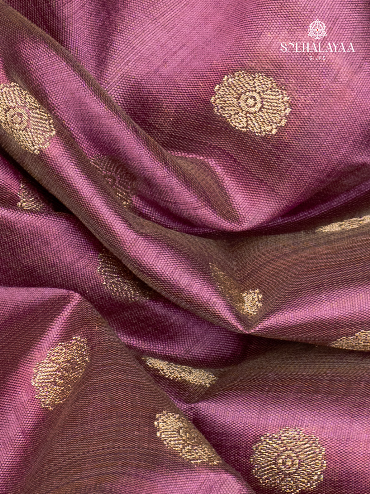Plum Raw Silk Saree
