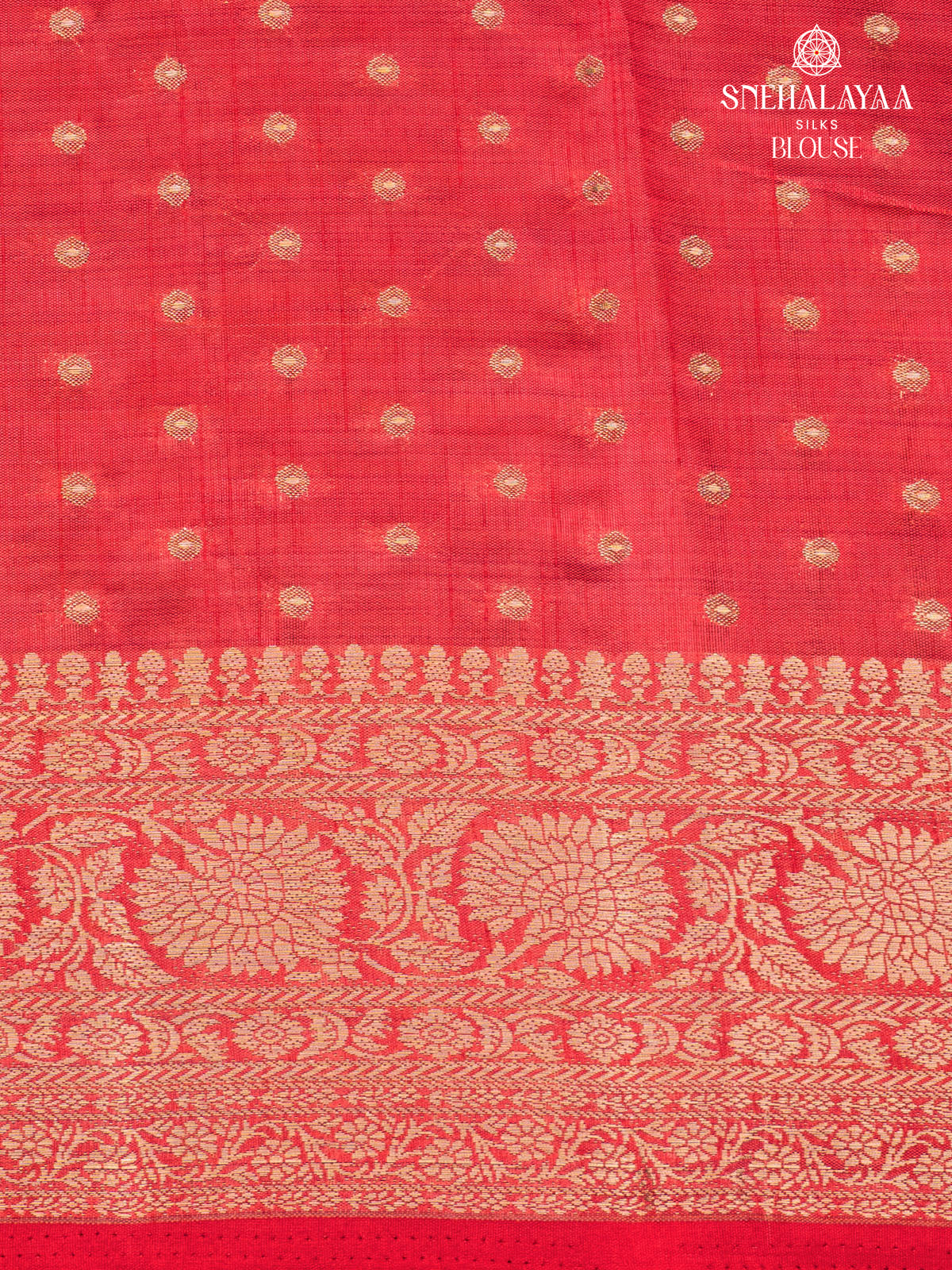 Red Raw Silk Saree
