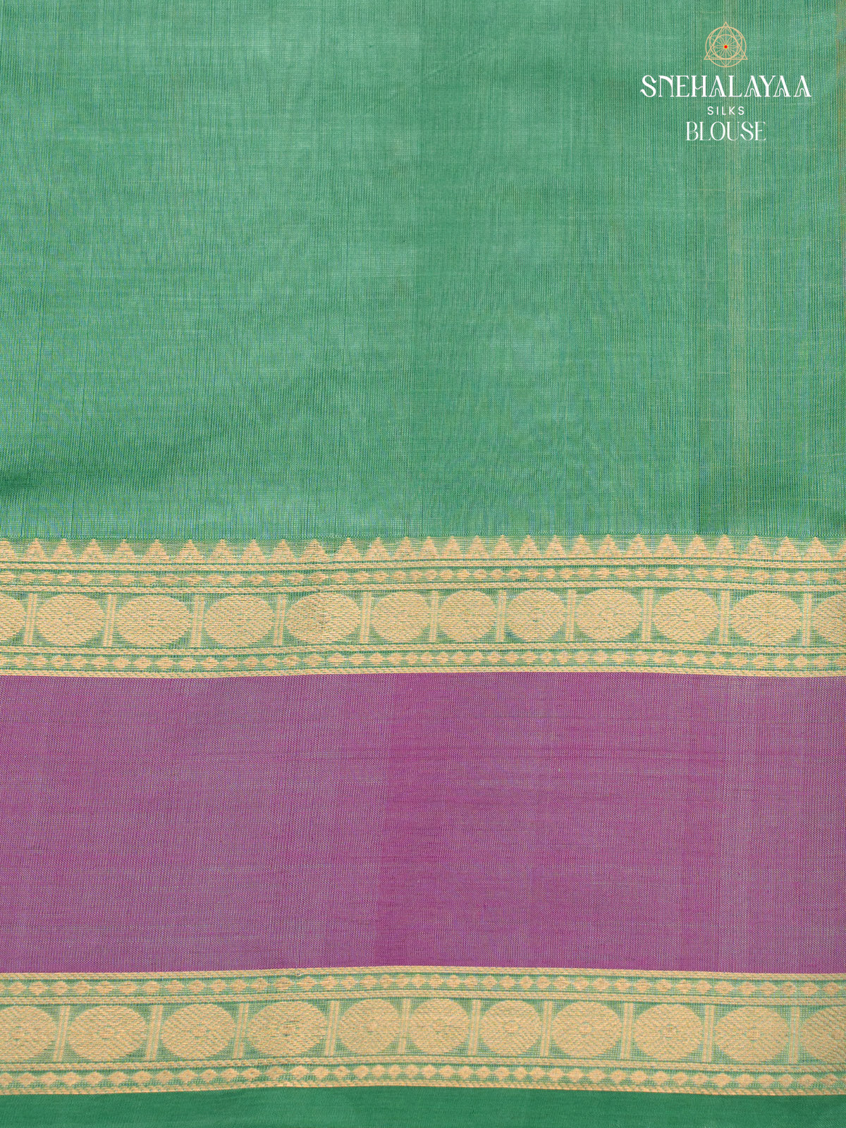 Light Green Kanchi Silk Cotton Saree
