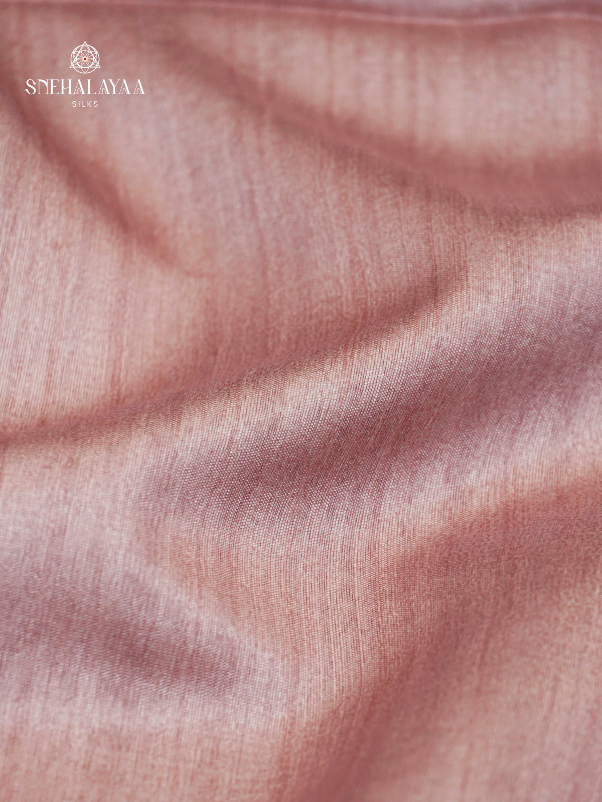 Pale Pink Munga Tussar Saree