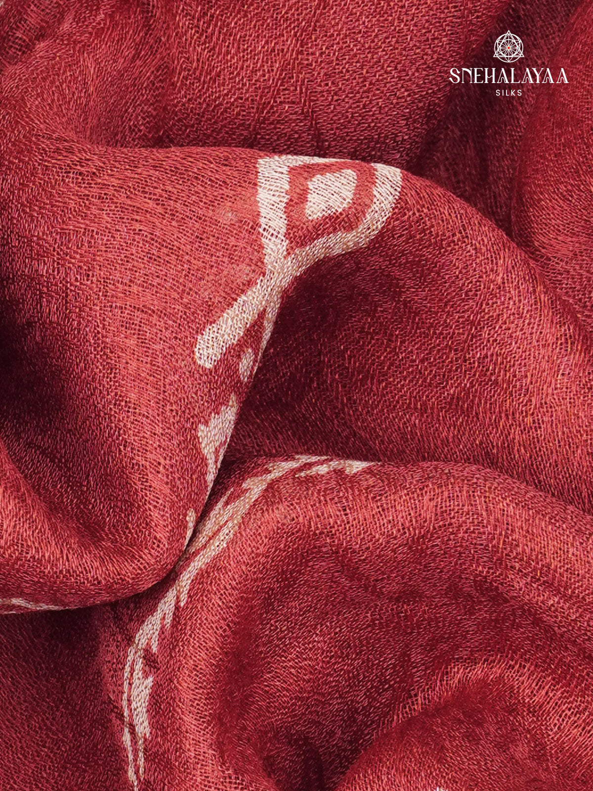 Pastel Pink Printed Matka Saree