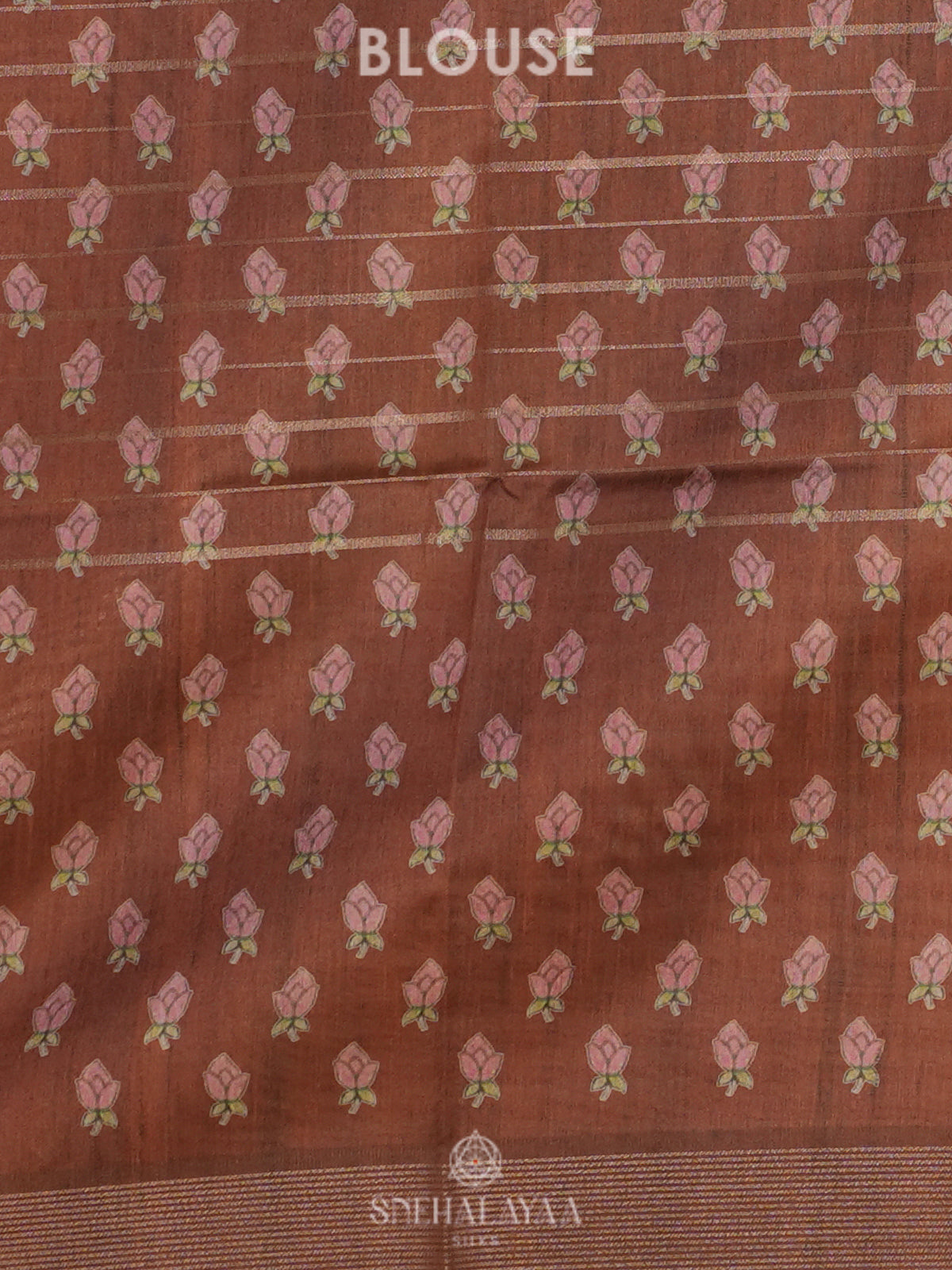 Beige Munga Tussar Saree