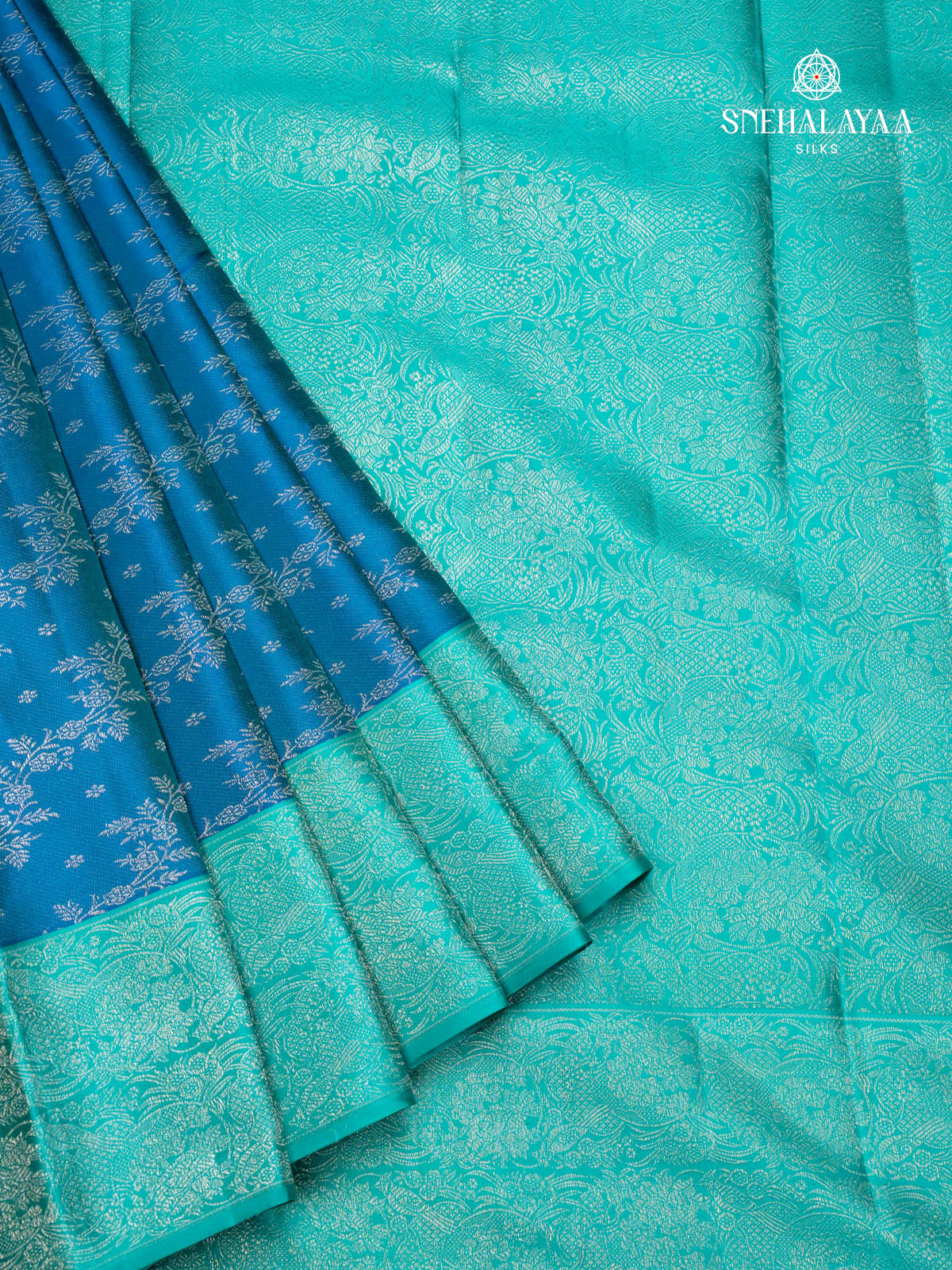 Blue Kanjivaram Silk Saree