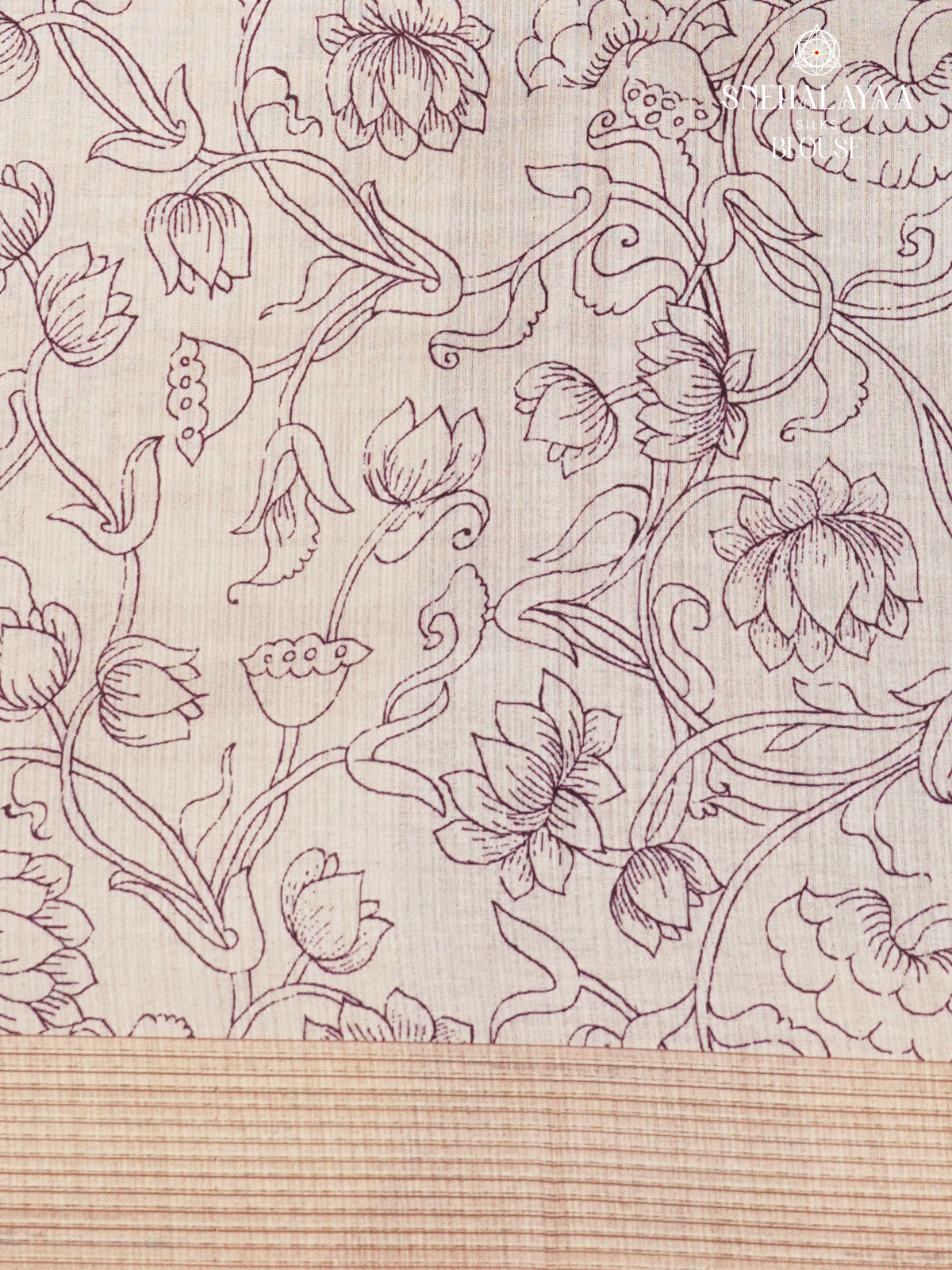 Magenta Tussar Saree