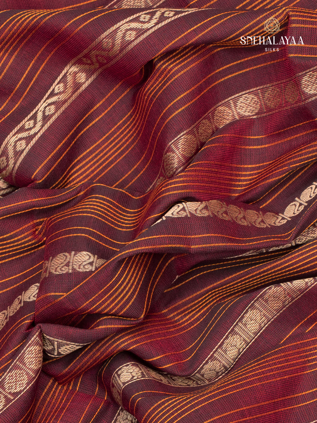 Brown Kanchi Cotton Saree