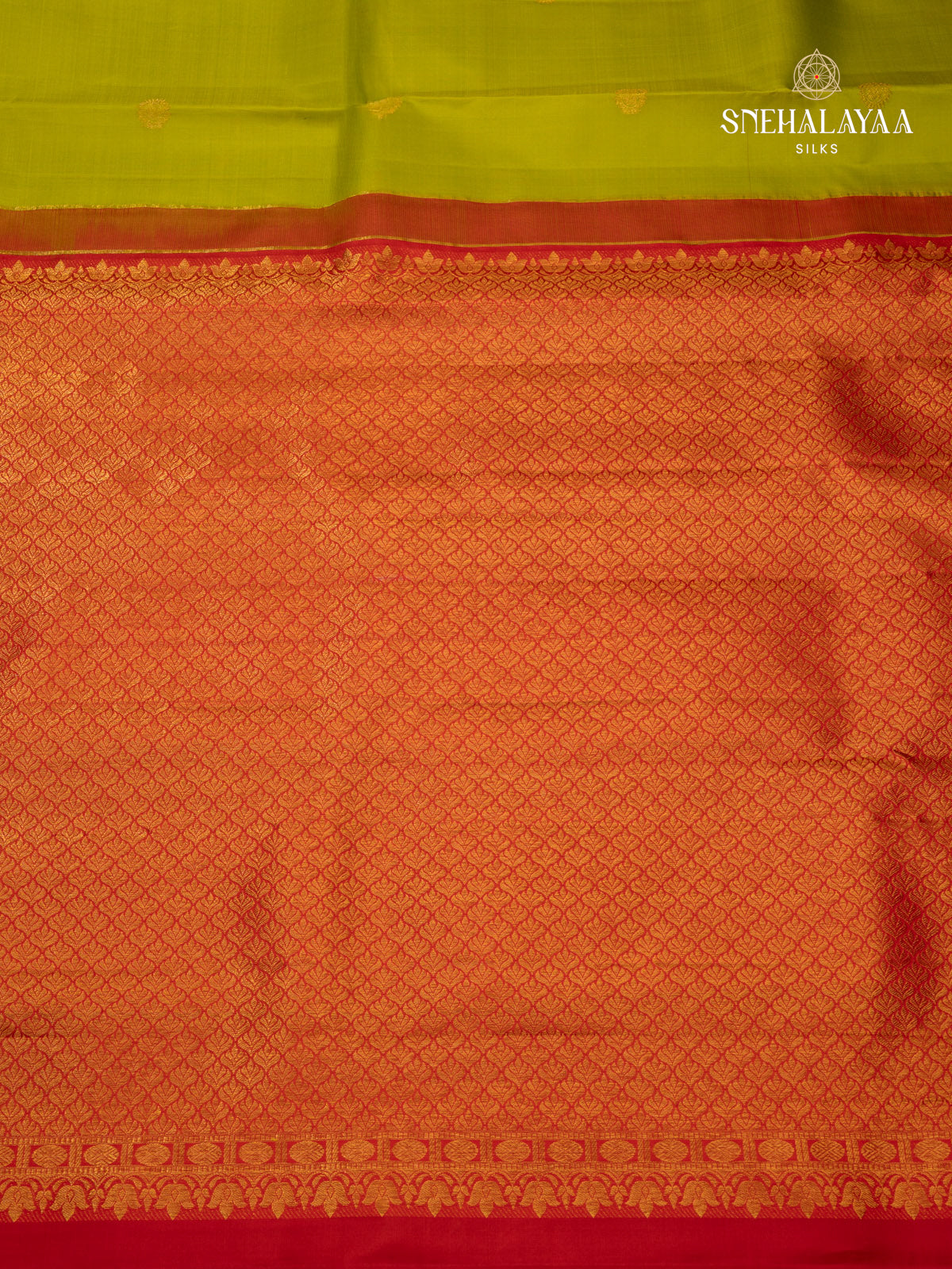 Green Korvai Kanjivaram Silk Saree