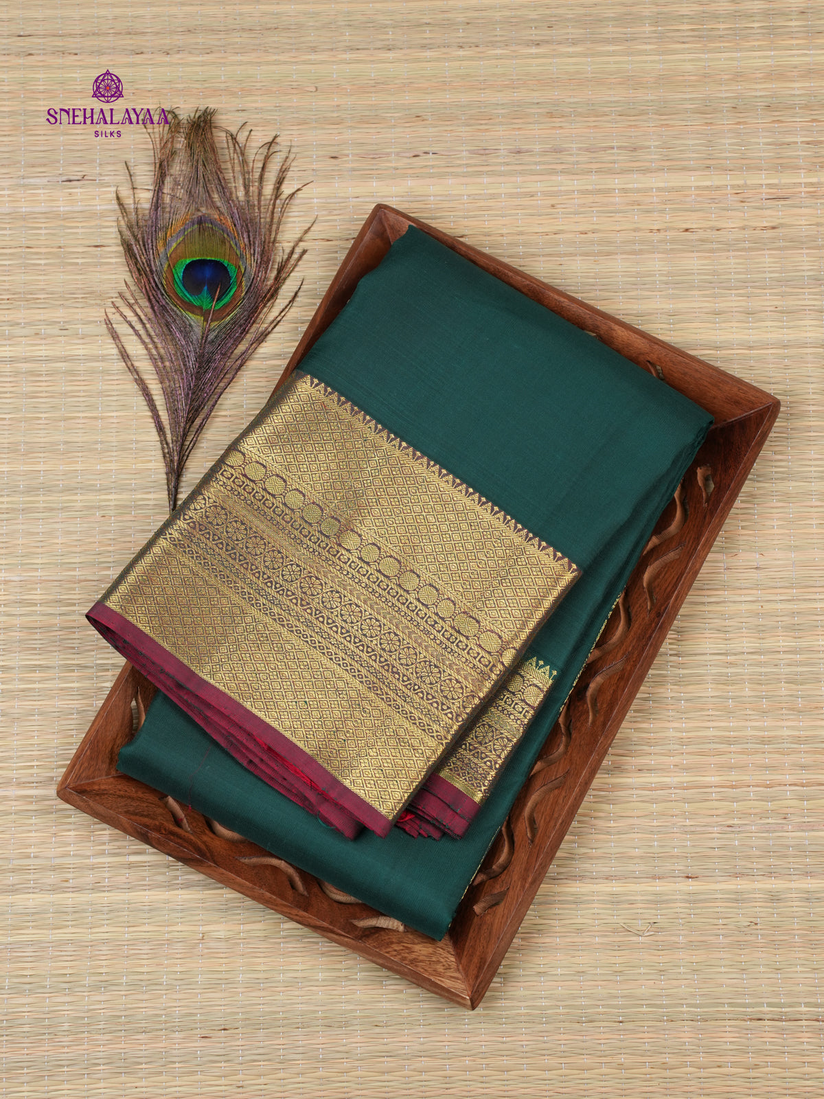 Green Kanjivaram Silk Saree