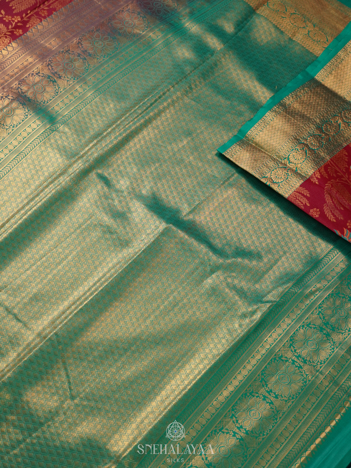 Magenta Pink Art Silk Saree