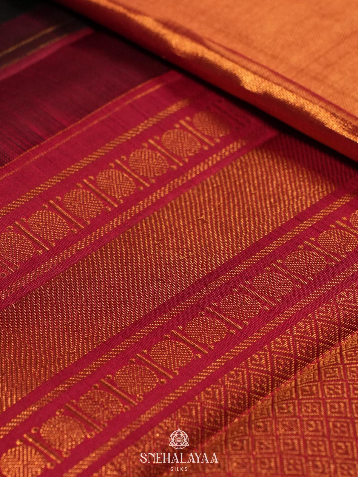 Black Kanjivaram Silk Saree