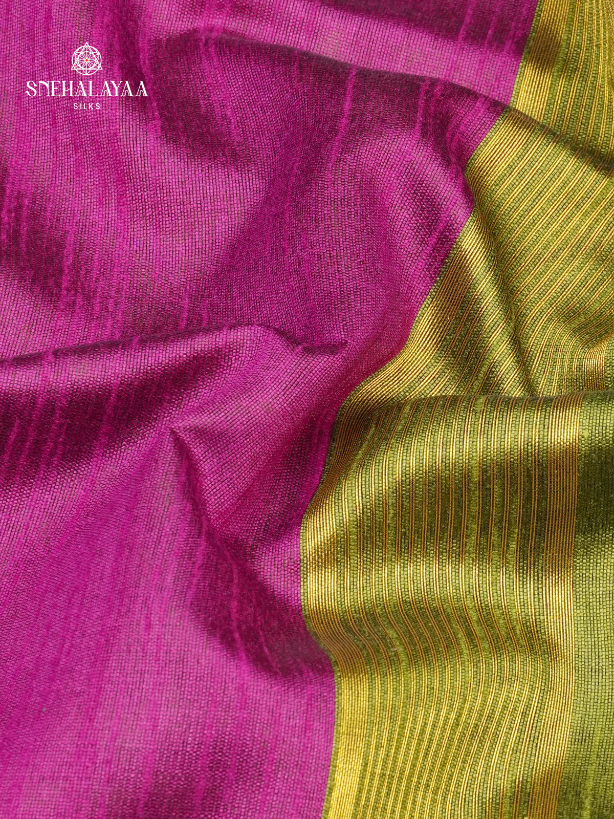 Grape Purple Bamboo Silk Saree