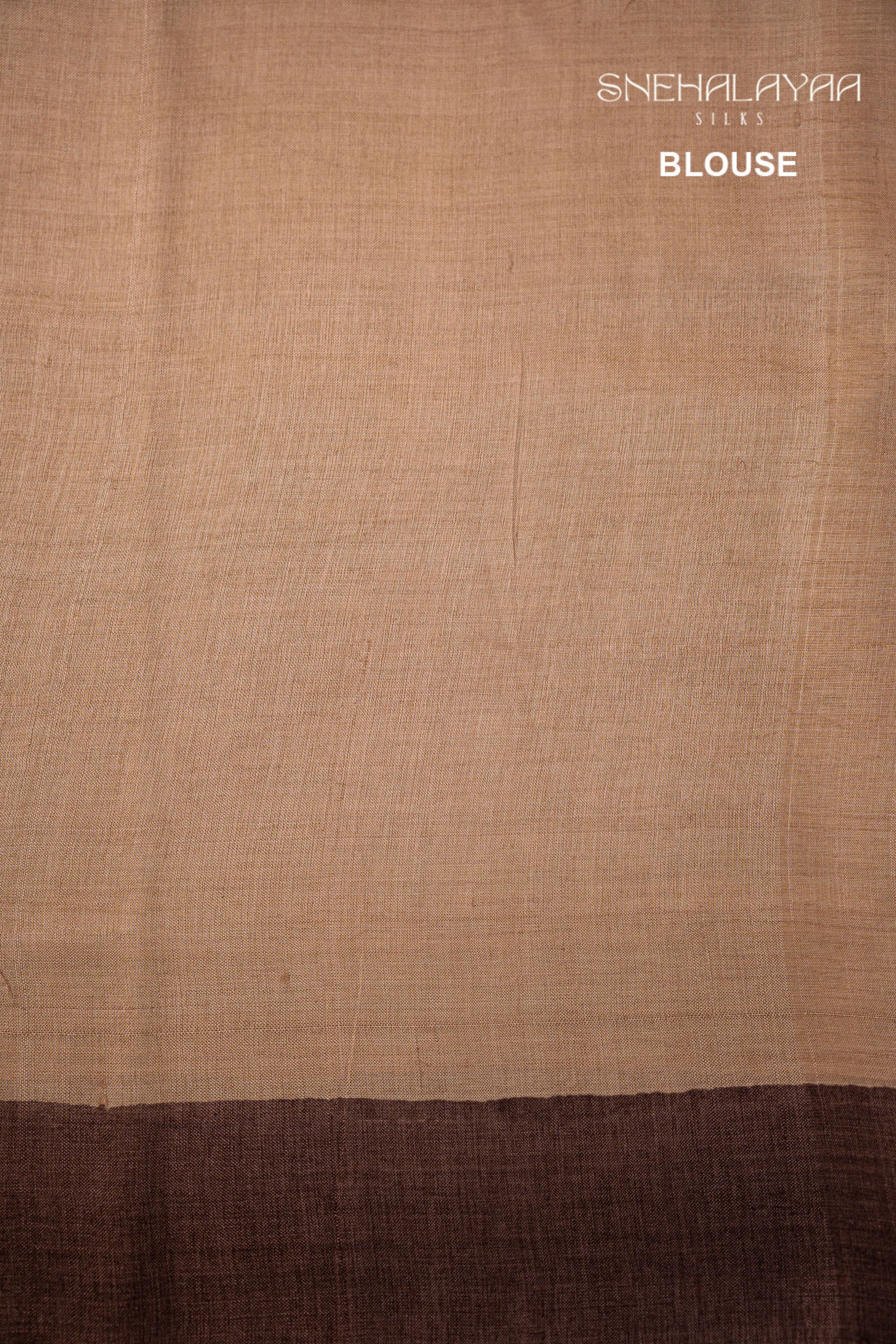 Beige Tussar Saree