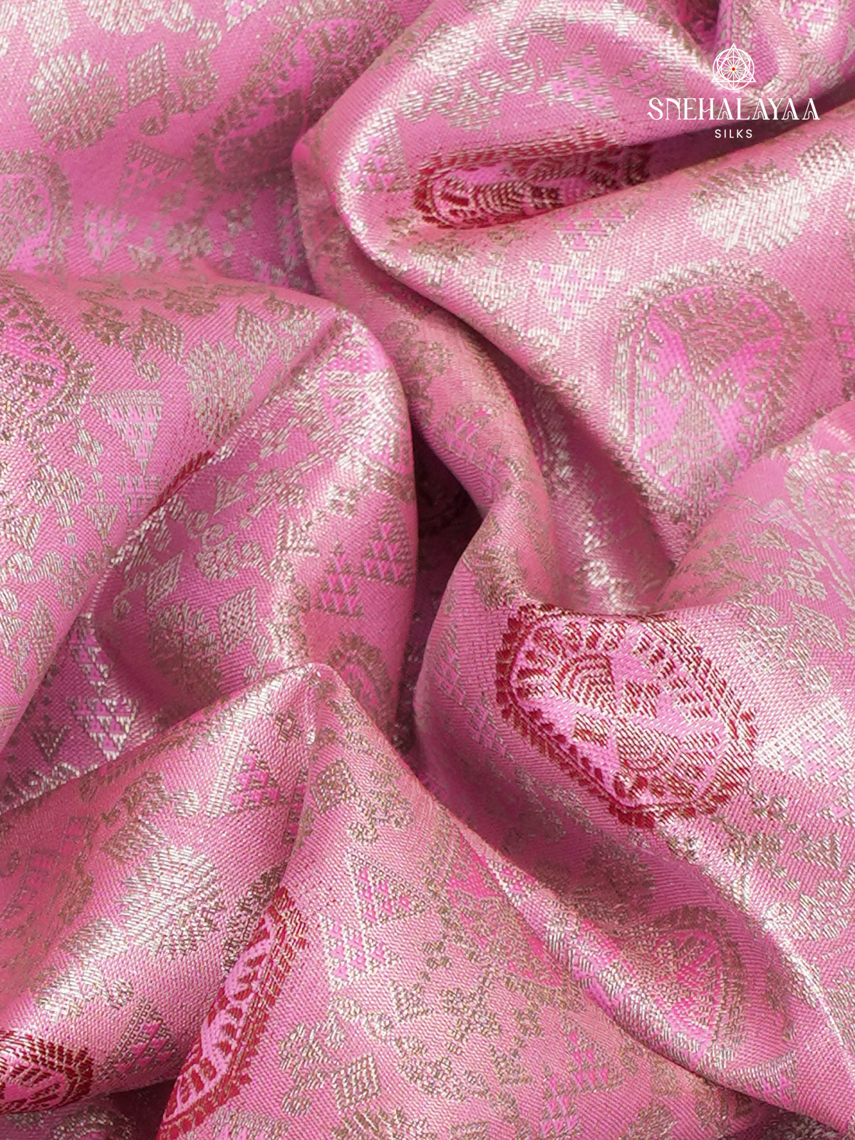 Lavender Art Silk Saree