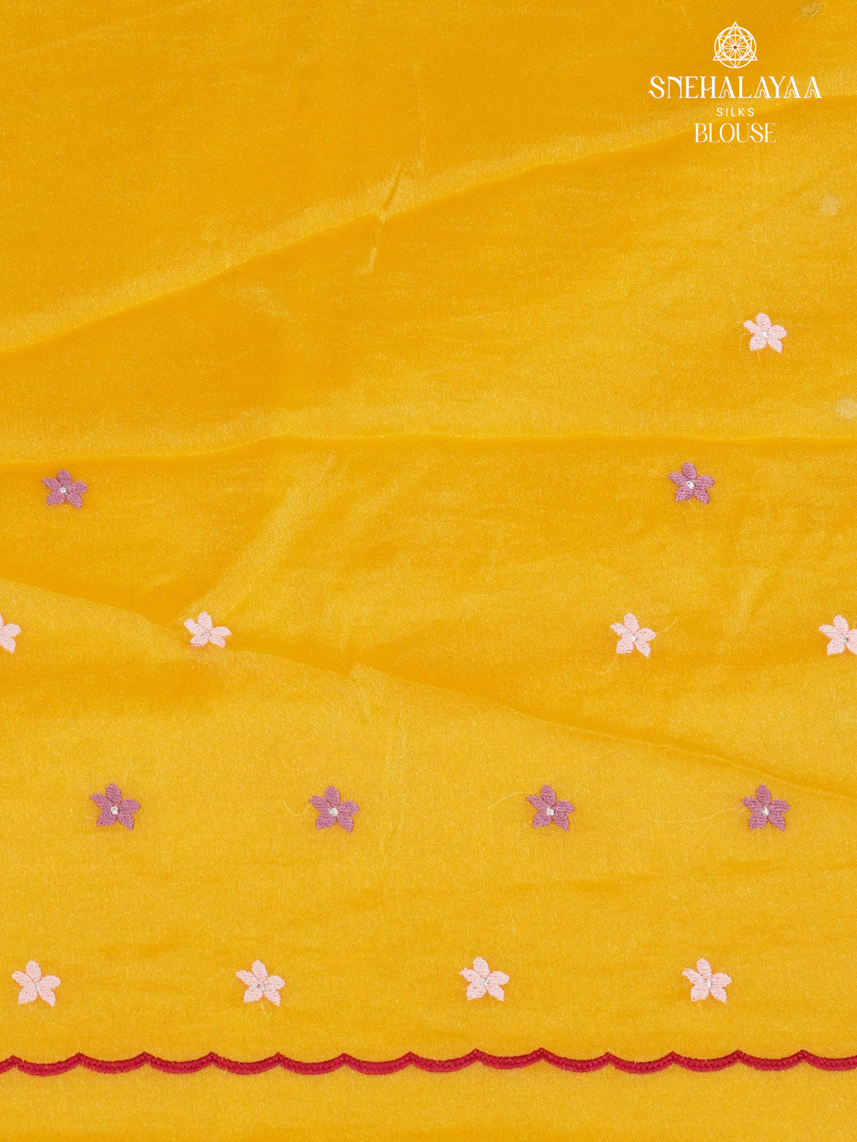 Yellow Embroidery Designer Saree