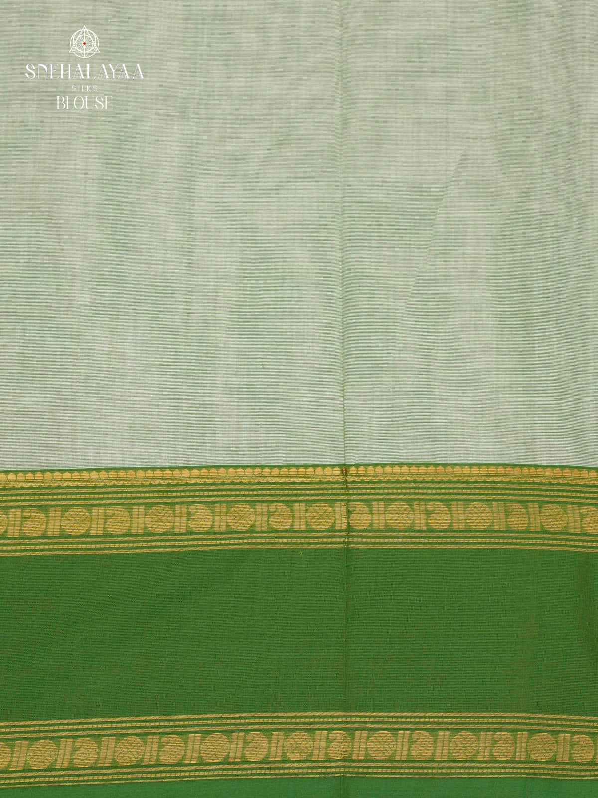 Sage Green Chettinad Cotton Saree