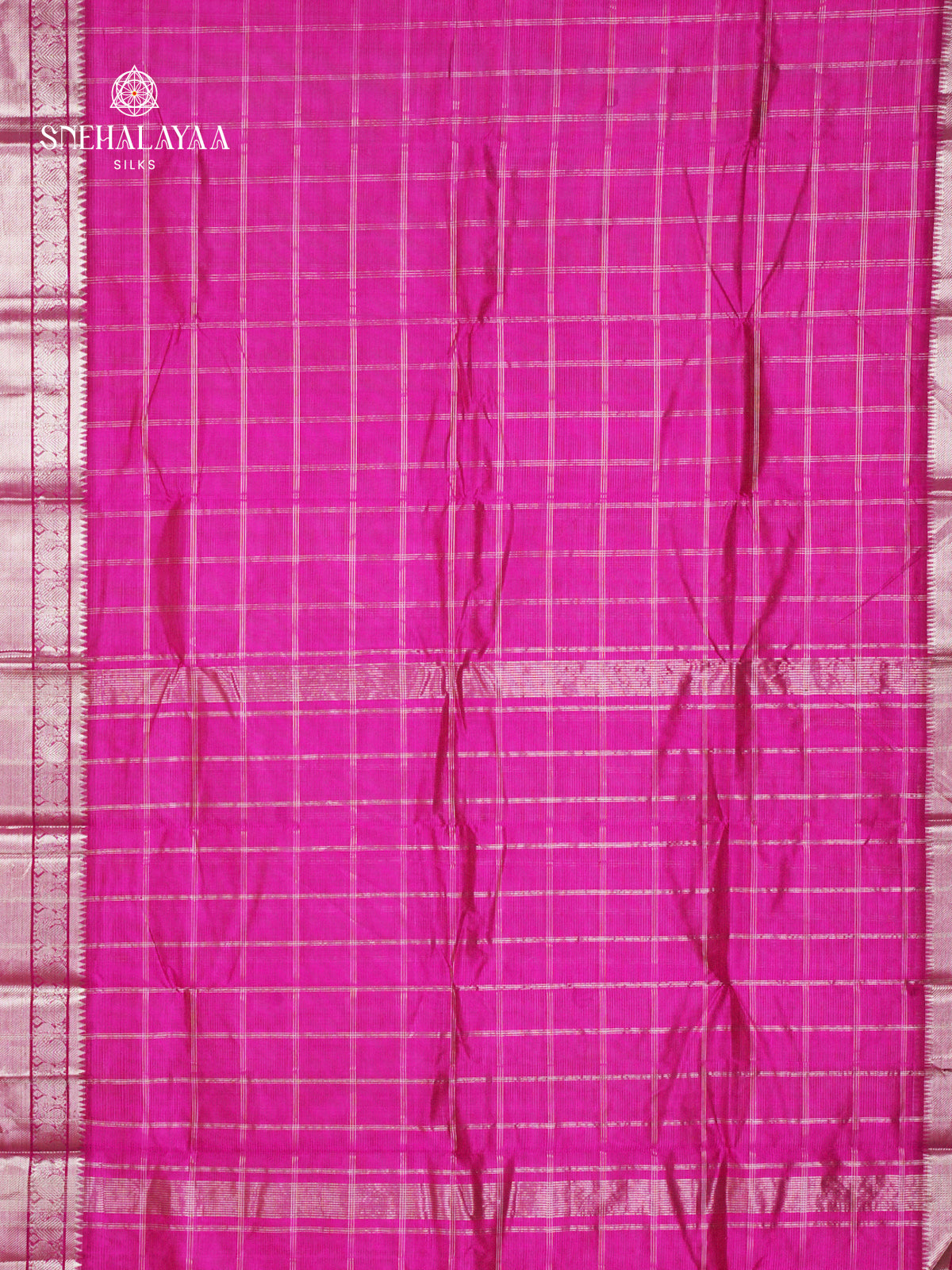 Rani Pink Mangalagiri Silk Cotton Saree