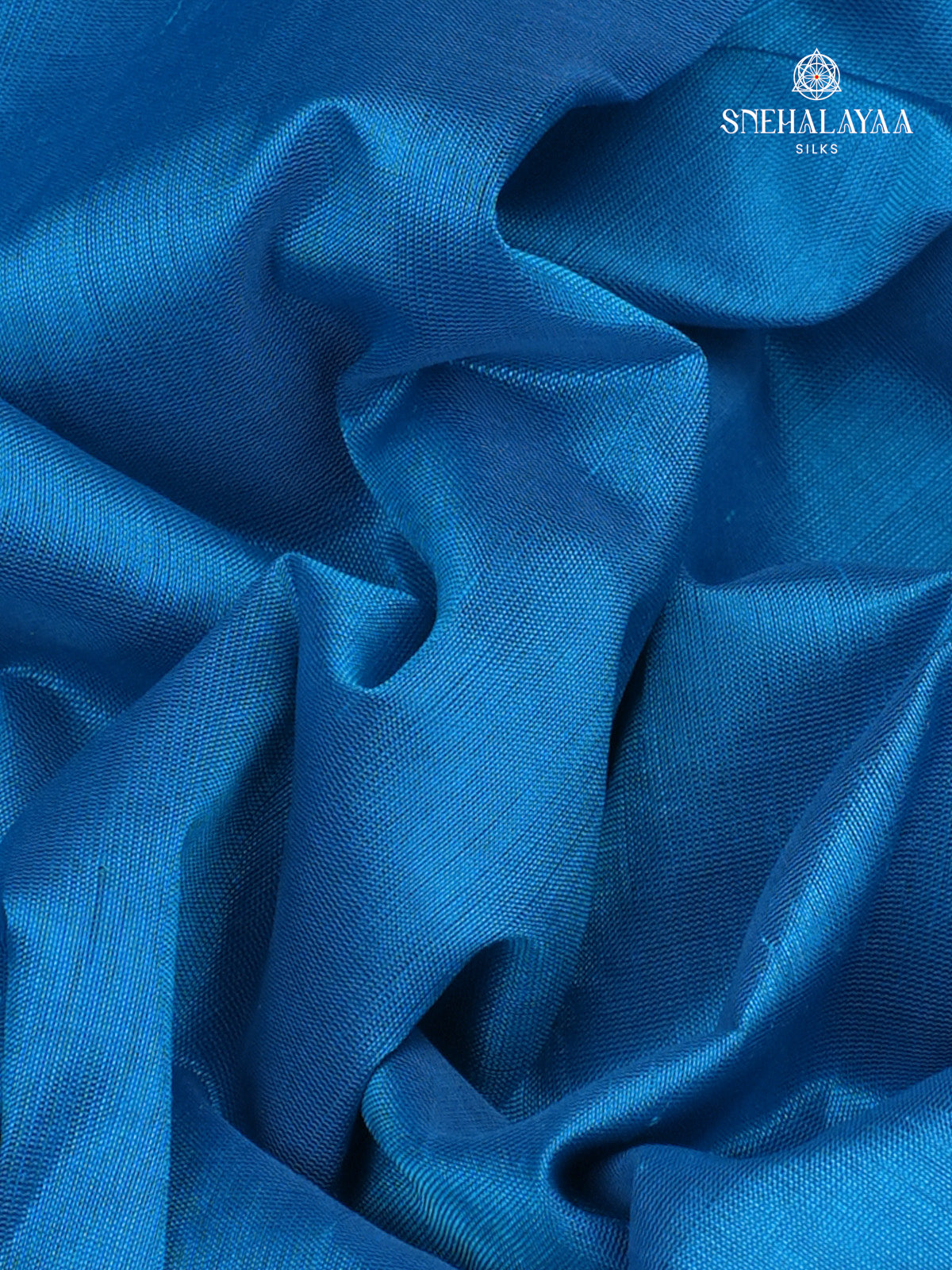 Sky Blue Kanchi Silk Cotton Saree