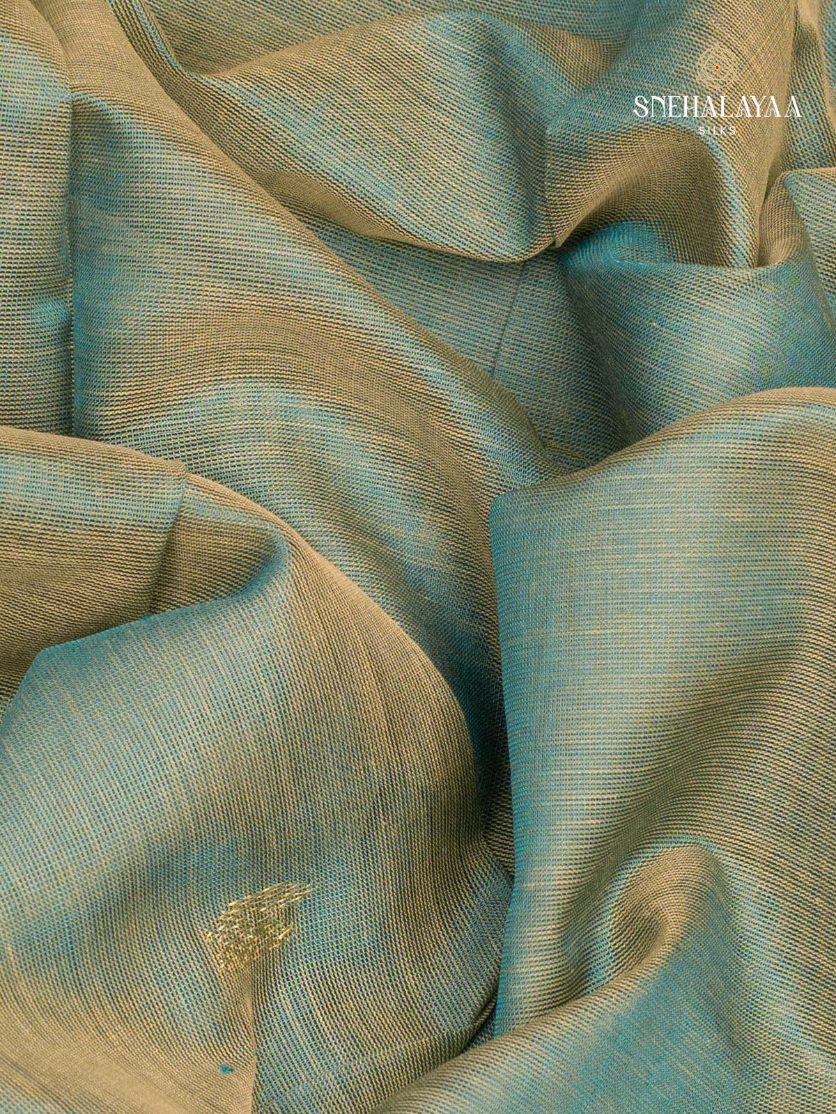 Light Green Kanchi Silk Cotton Saree