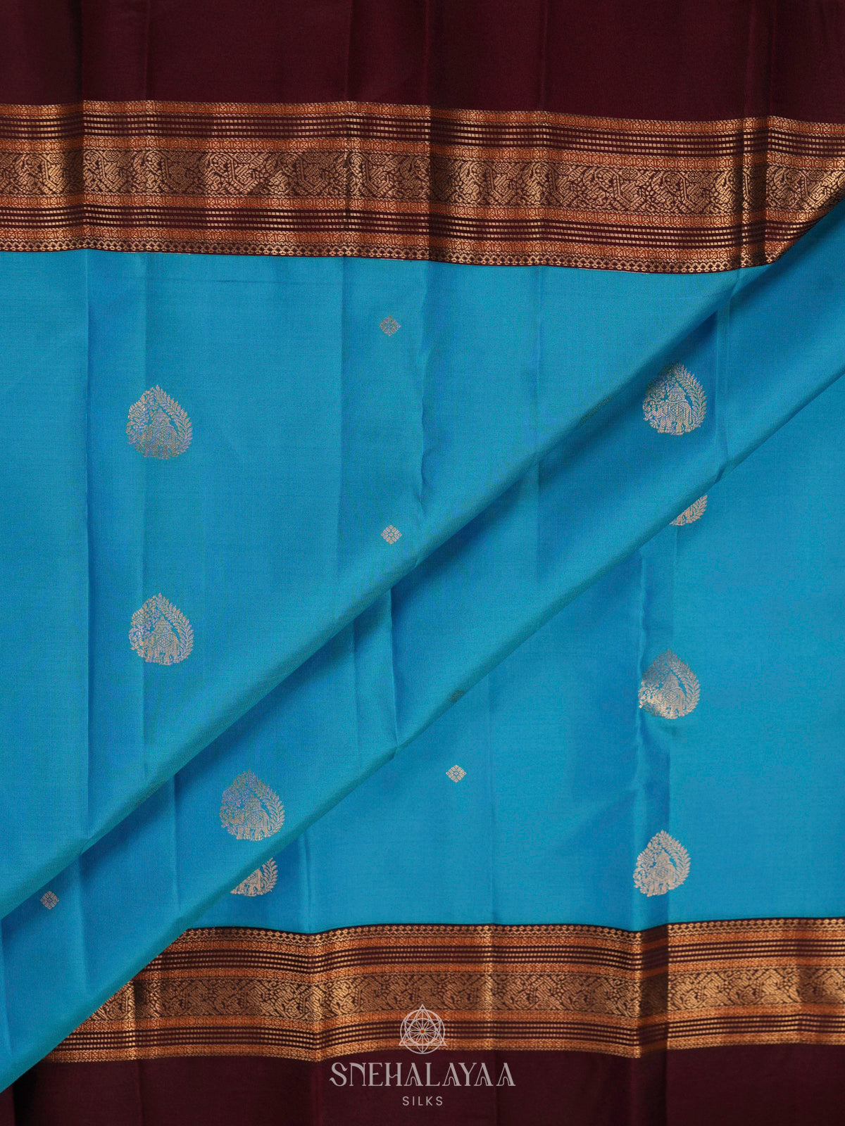 Blue Kanjivaram Silk Saree