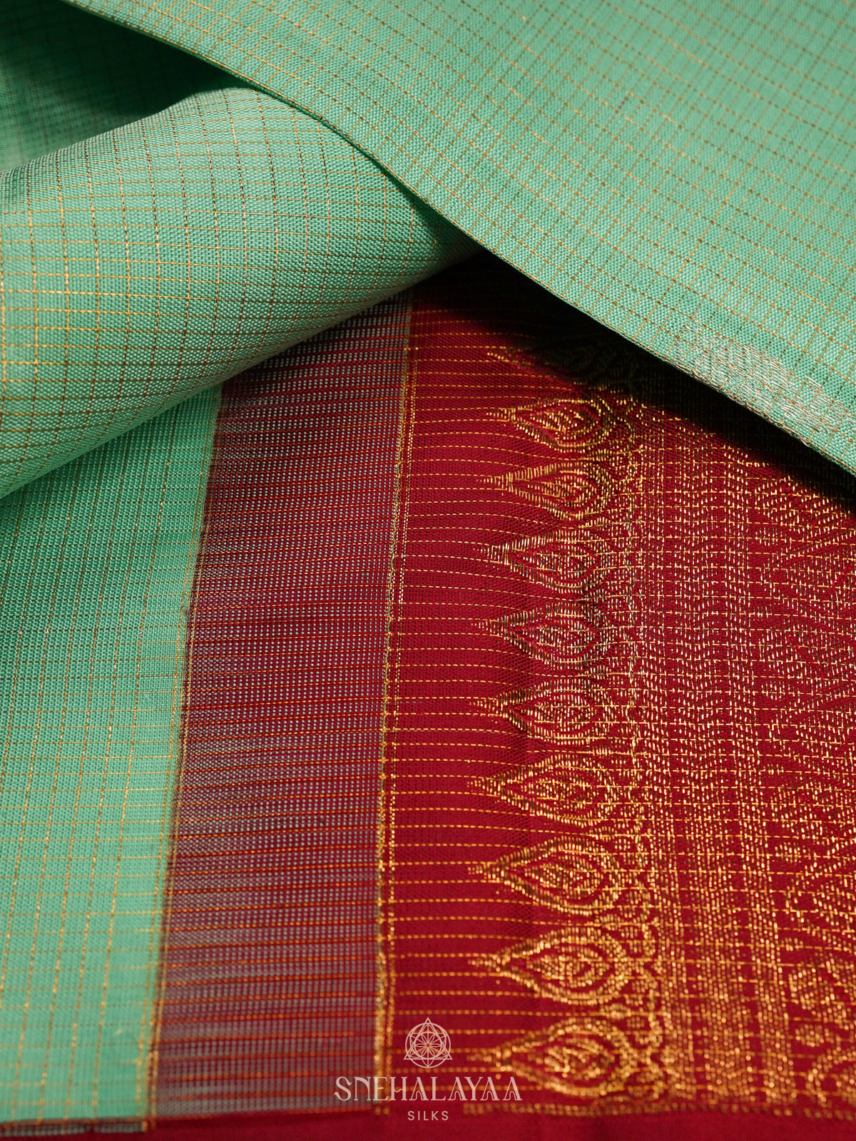 Pista Green Kanjivaram Silk Saree