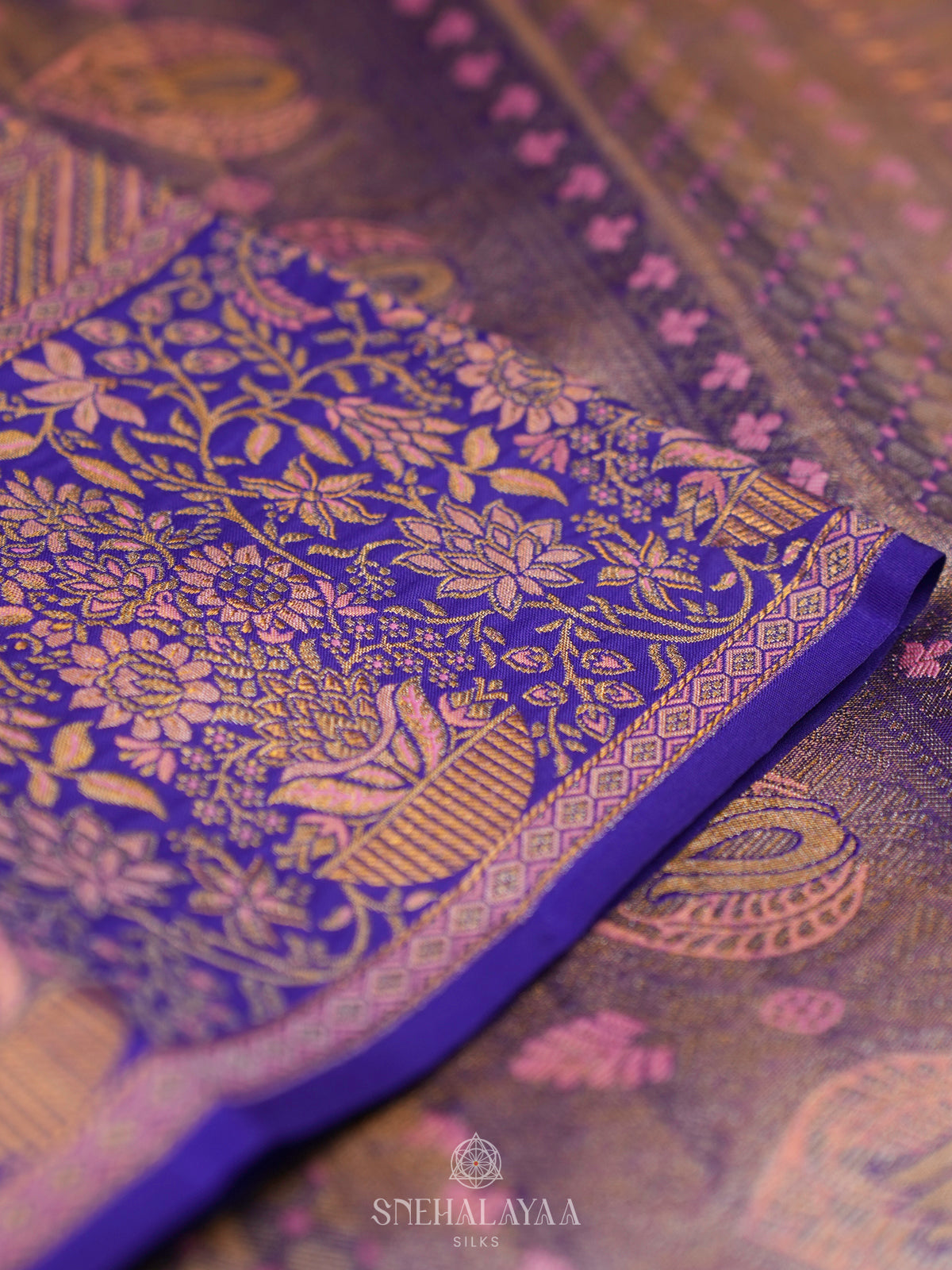 Pink Kanjivaram Silk Saree