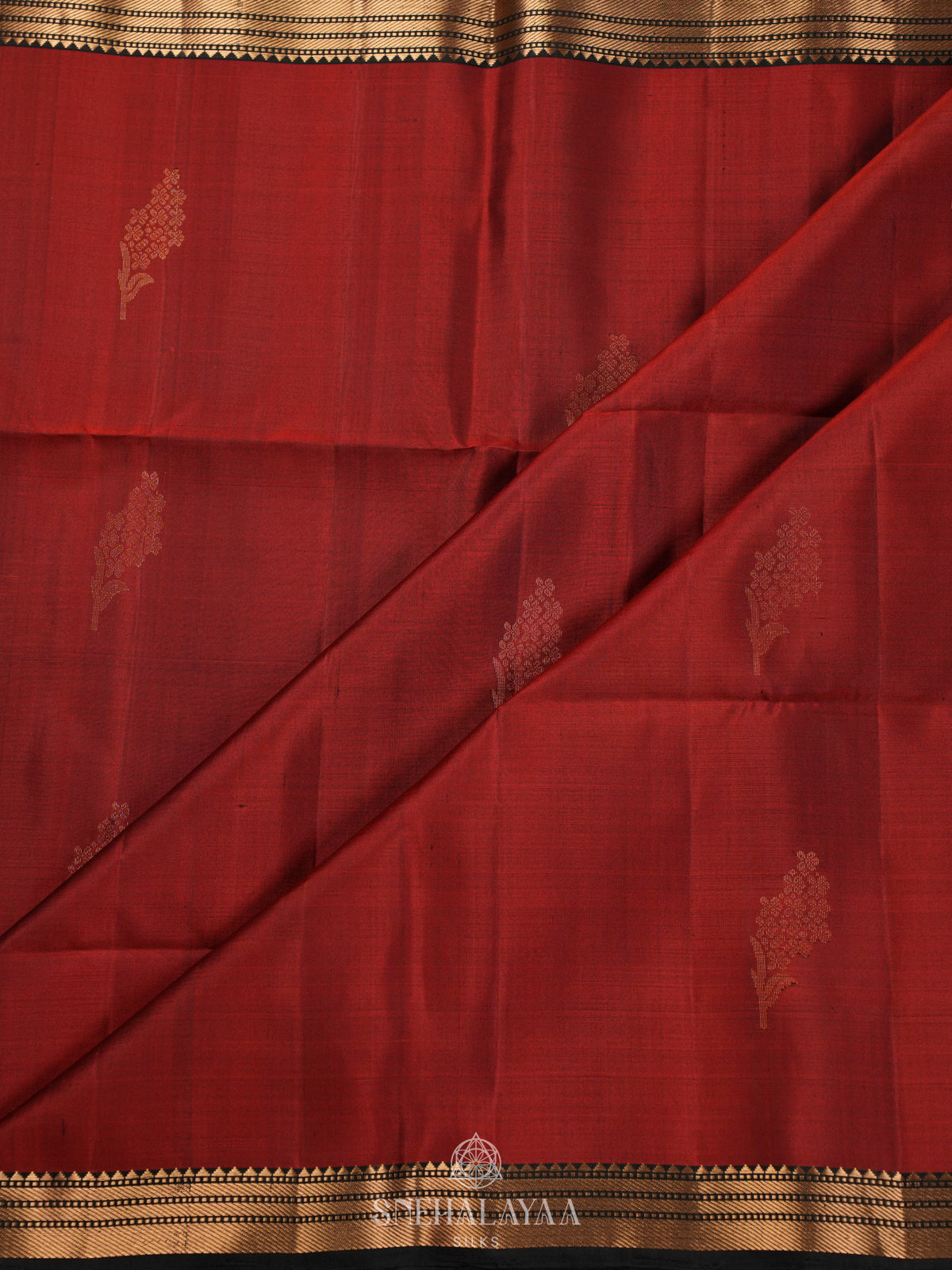 Maroon Soft Silk Saree