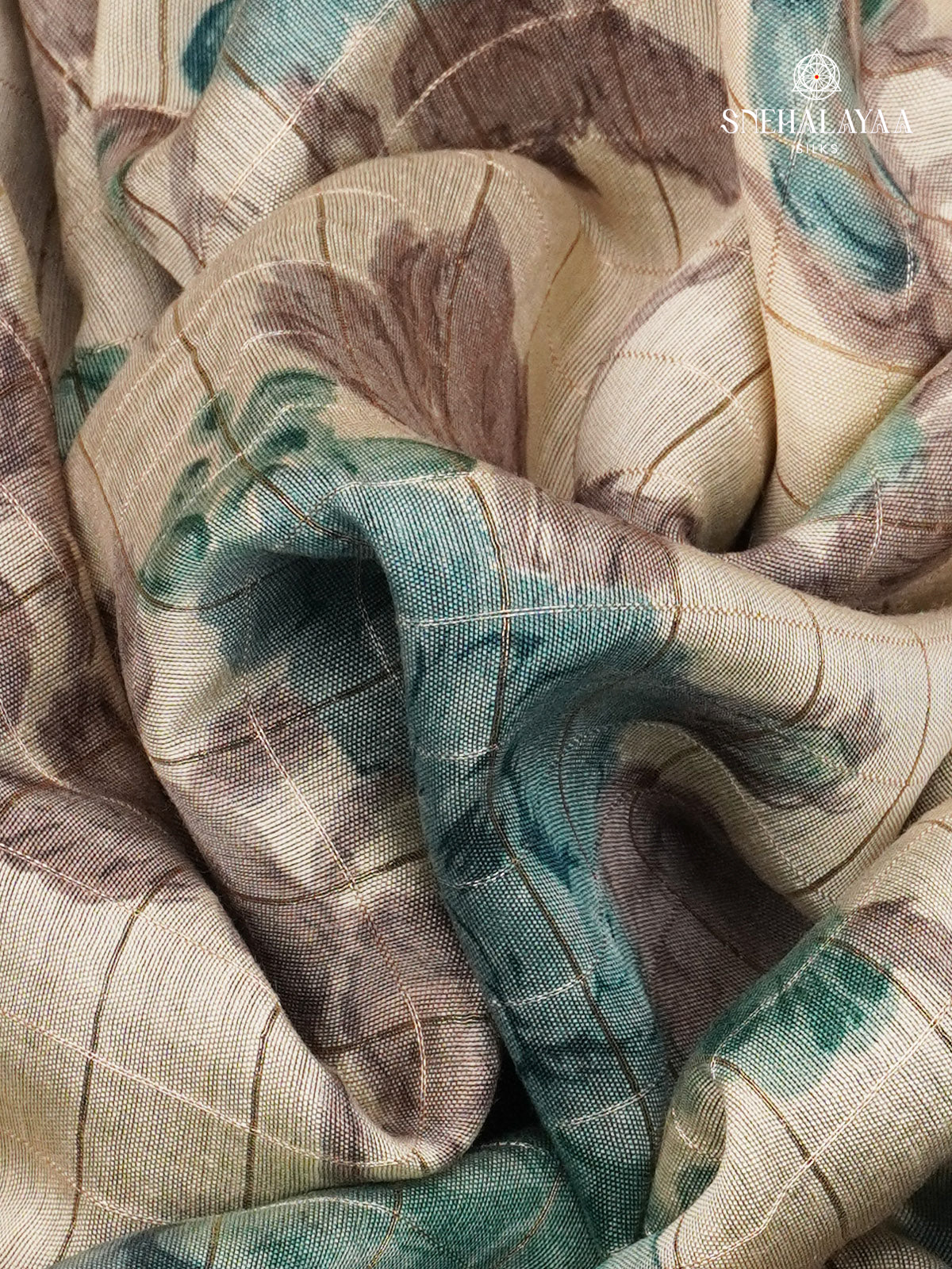 Off White Chanderi Saree