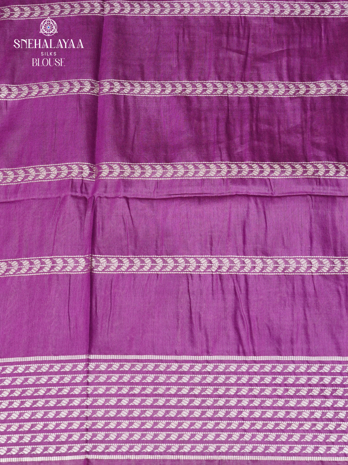 Purple Bamboo Silk Saree