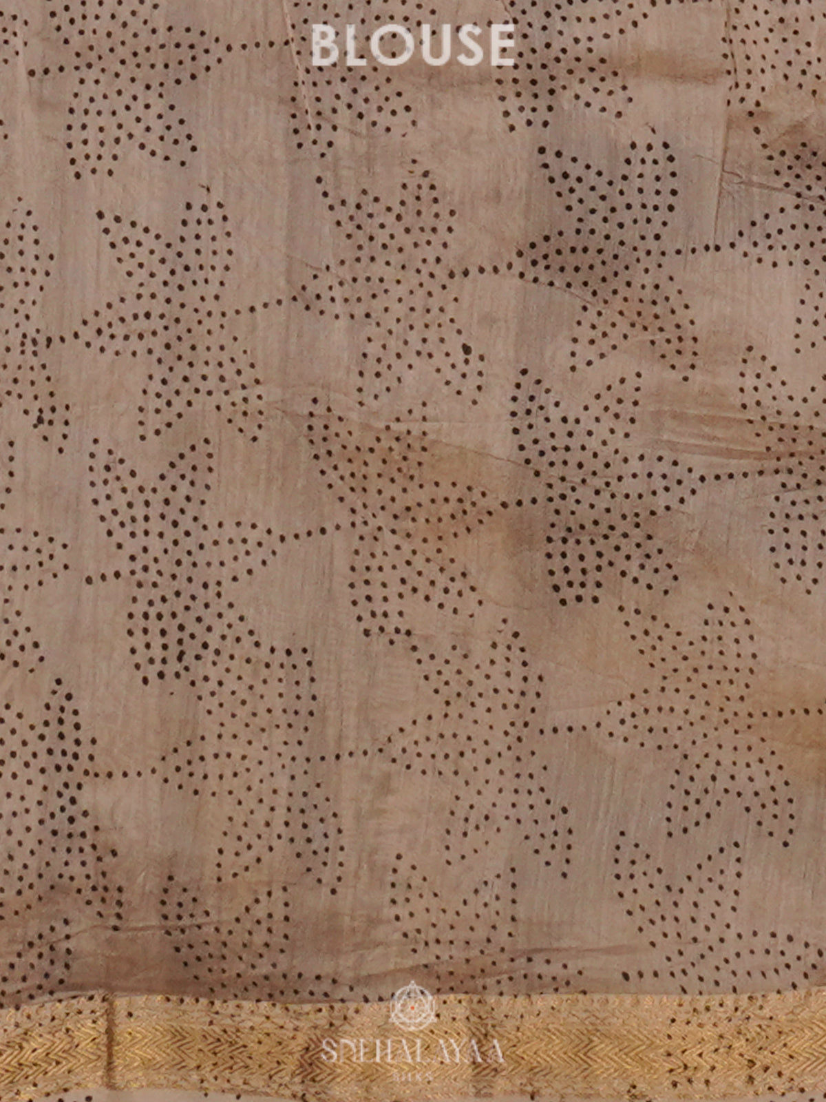 Brown Chanderi Saree